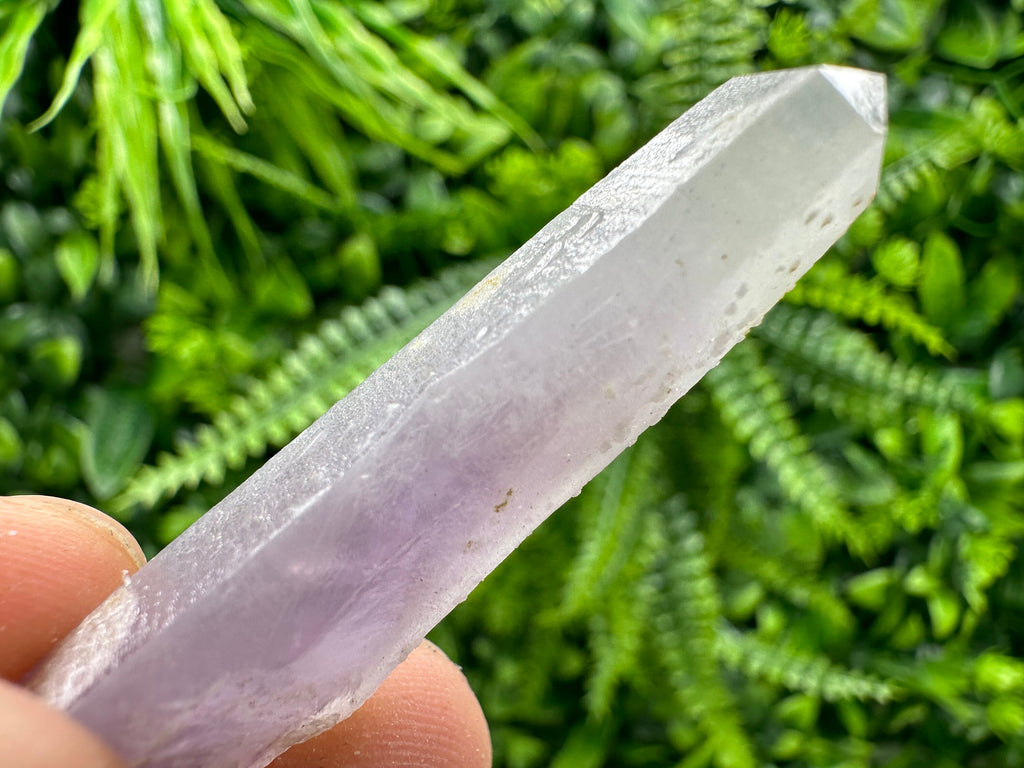 Amethyst Phantom Quartz Crystal with Chalcedony and Chlorite Inclusions