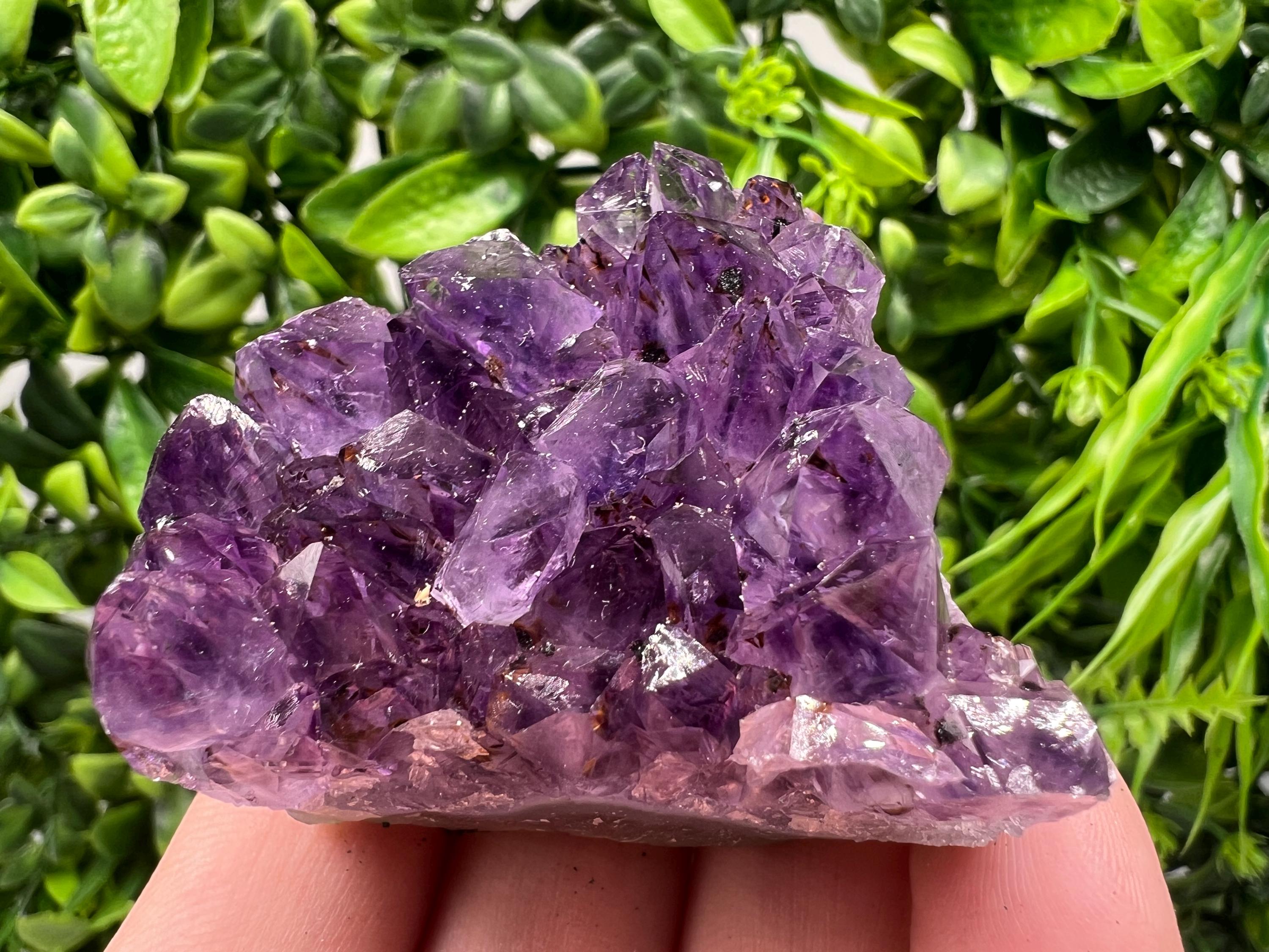 Uruguay Amethyst Crystal: Purple Quartz Phantom - Home Decor