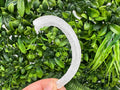 White Selenite Gypsum "Ram's Horn'' Selenite,from Guizhou,China,perfect Shape and Luster,Fluorescent Selenite Gypsum,minerals specimen,colle