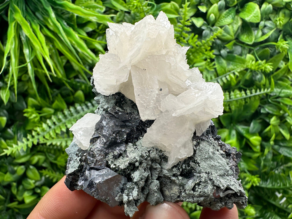 Galena, Calcite, Sphalerite, Quartz Mineral Specimen, Bulgaria