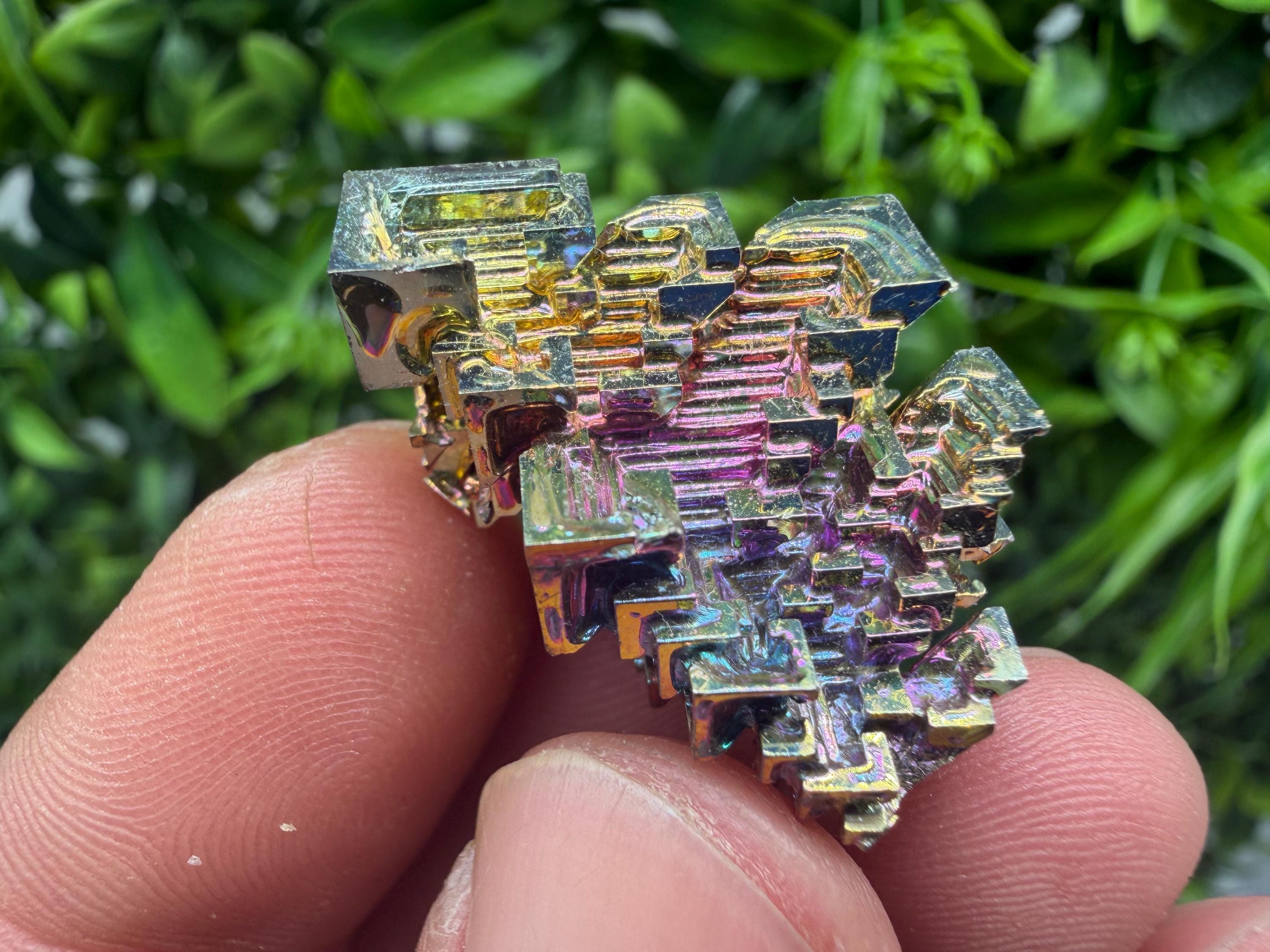 Rainbow Bismuth Crystal: Rare Gemstone Specimen,wholesale Bismuth