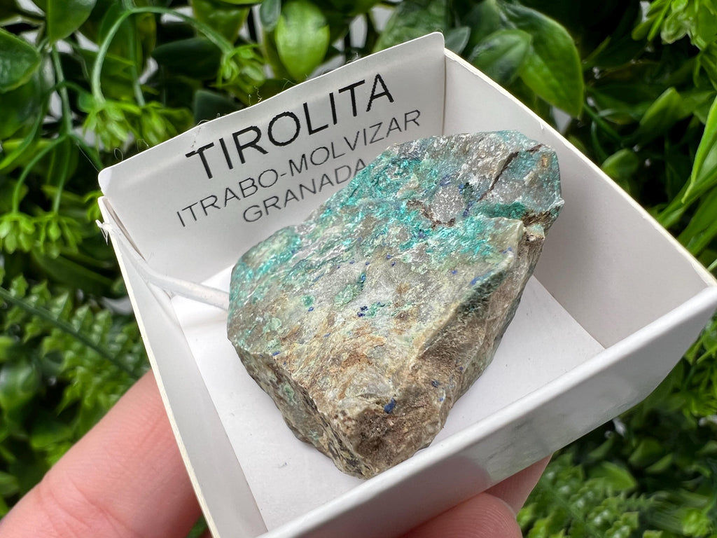 Rare Raw Tirolite Specimen: Granada Spain Mineral Collection