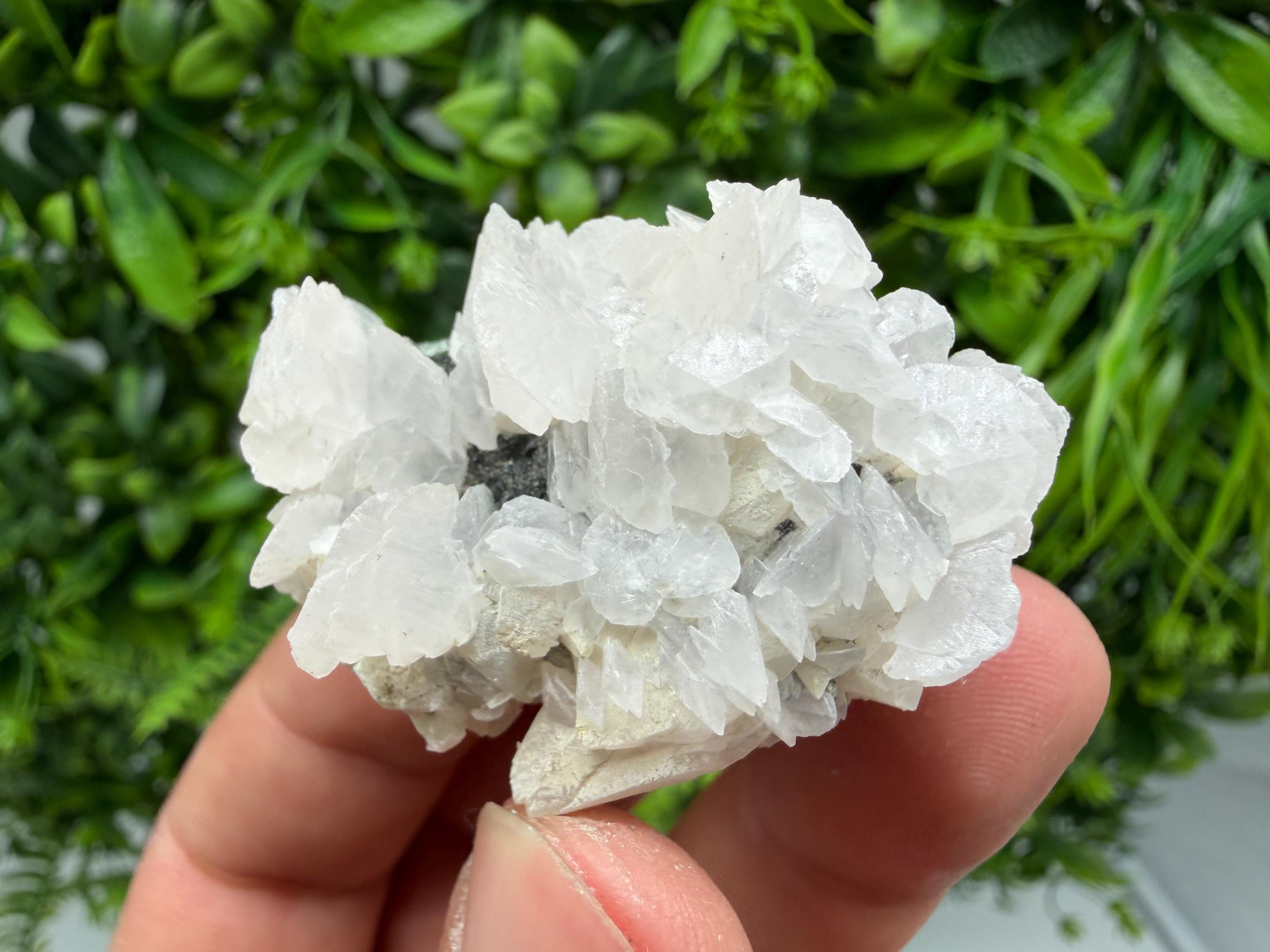 Wonderful Calcite,Quartz on Chlorite matrix,from Borieva mine,Madan,Bulgaria,natural collection mineral specimen,rare crystal,home decor