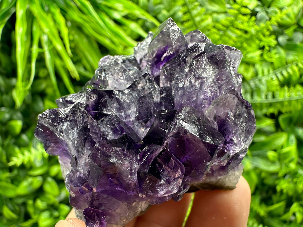 Uruguay Amethyst Cluster: Natural Purple Quartz Crystal, Home Decor