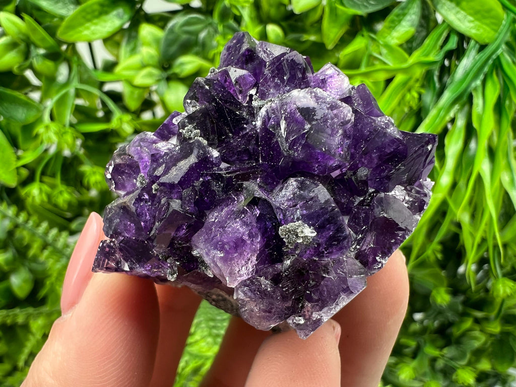 Uruguay Amethyst Crystal: Purple Quartz Home Decor, Energy Stone