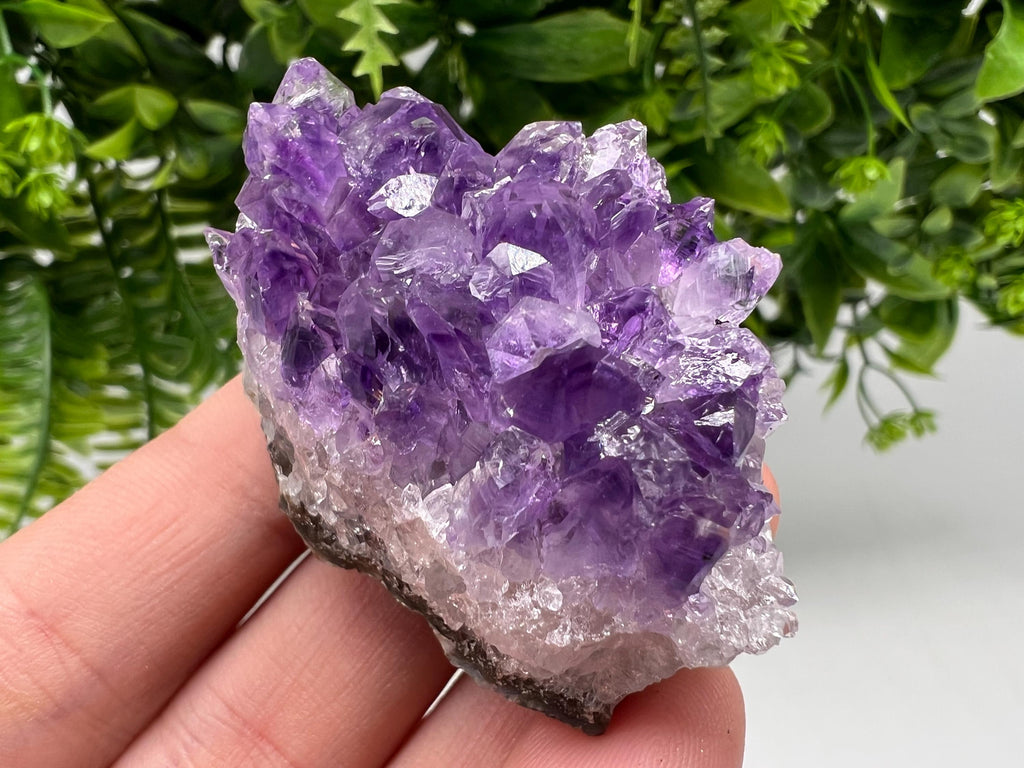 Uruguay Amethyst Crystal: Purple Quartz Phantom - Home Decor