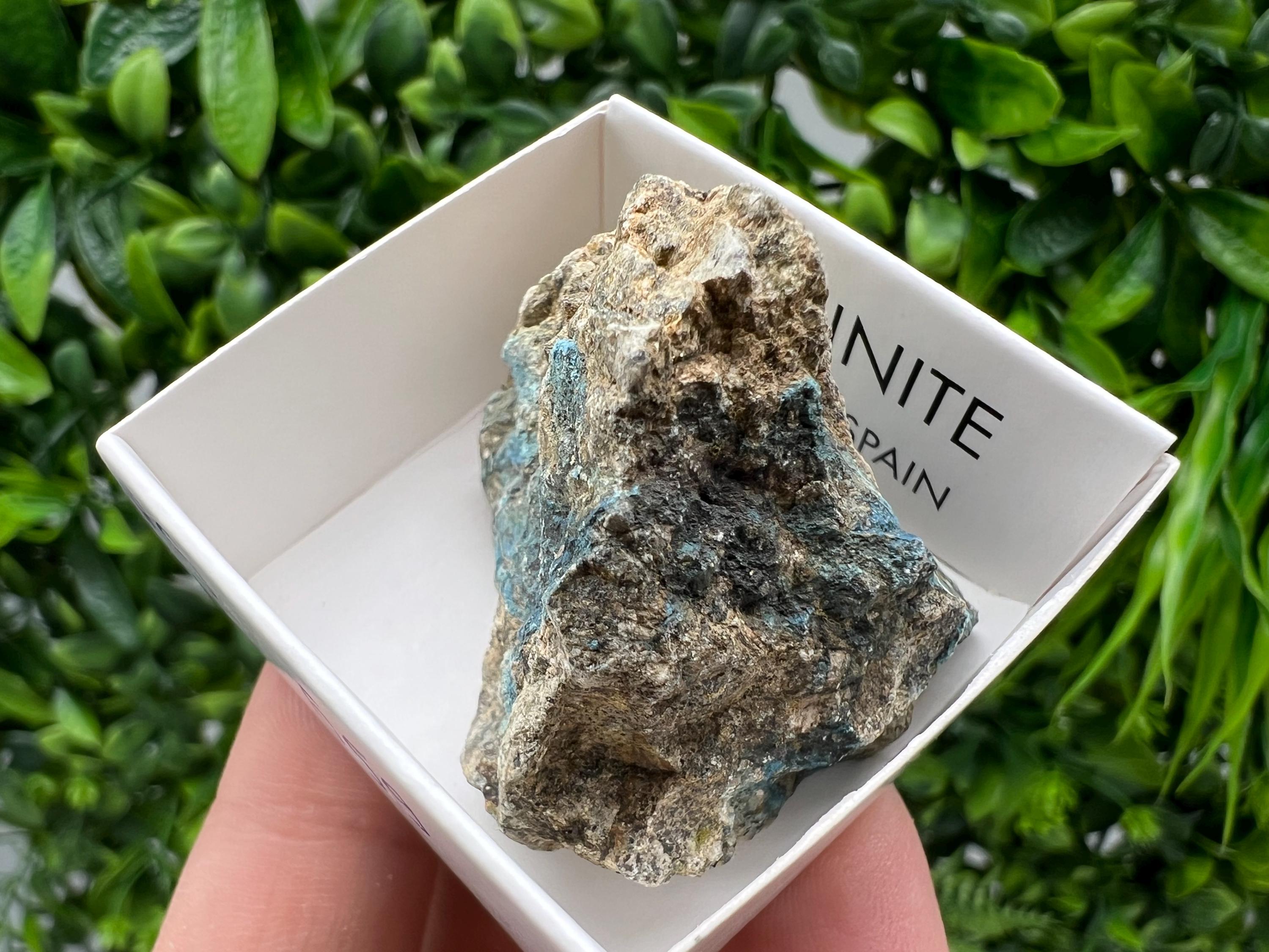Rare Raw Aerinite Mineral Specimen: Collection Crystal from Lleida, Spain (3.5/3 CM)
