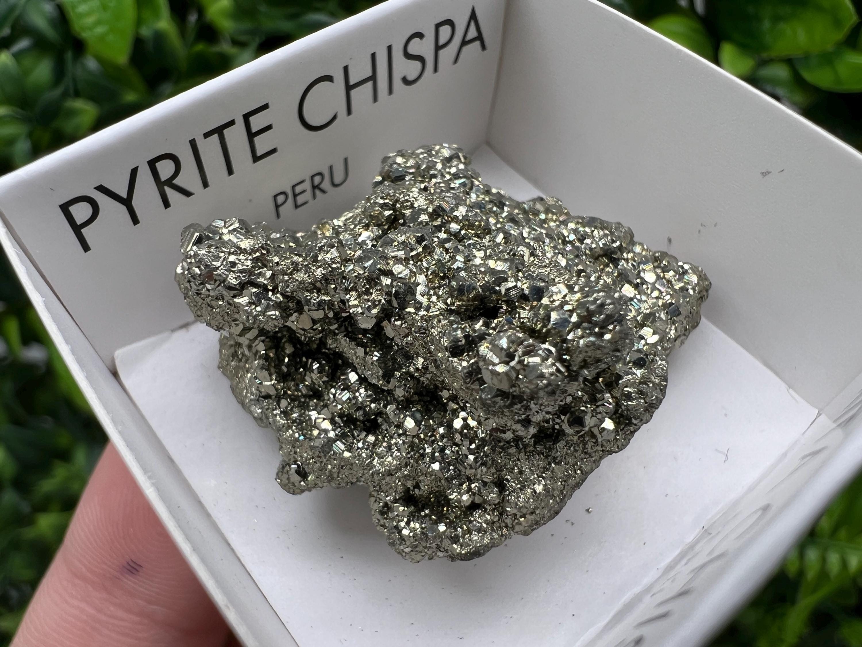 Peruvian Pyrite Cluster: Shiny Cube Mineral Specimen, Home Decor Stone