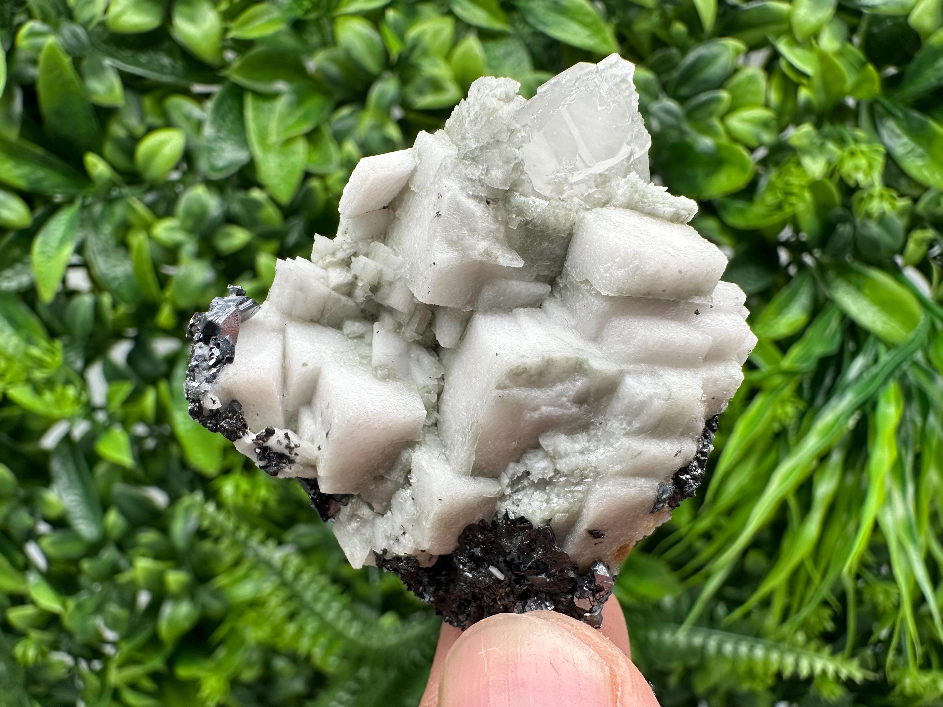 Stunning Shpinel Galena on Sphalerite,Calcite from Borieva mine,Madan,Bulgaria,Natural,collectible mineral specimen,home decor,collectible’s