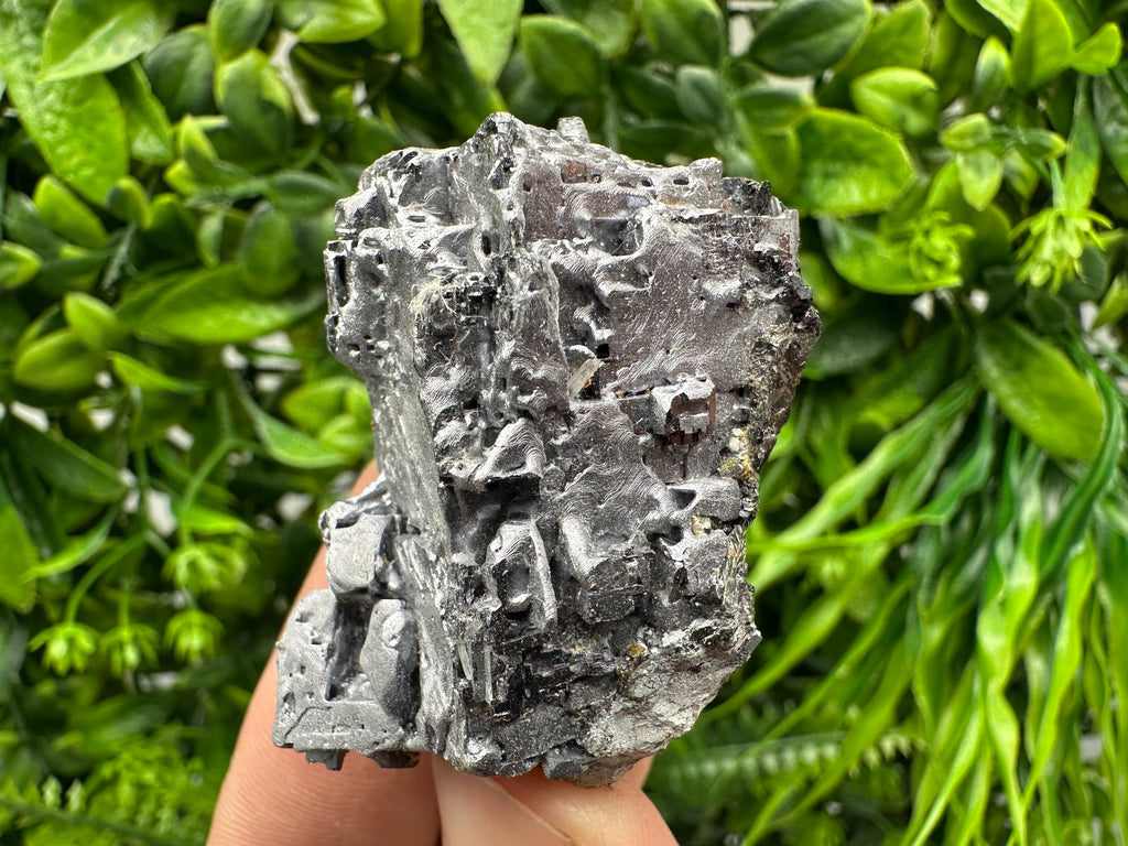 Skeletal Galena on Sphalerite, Bulgarian Crystal Mineral Specimen