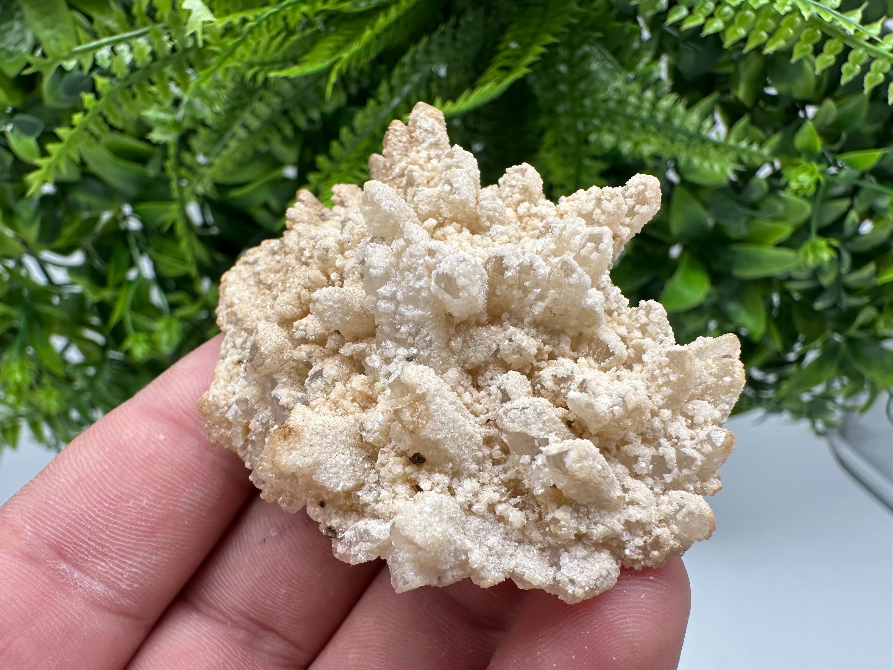Quartz Calcite Chalcopyrite Specimen: Krushev Dol Mine, Bulgaria