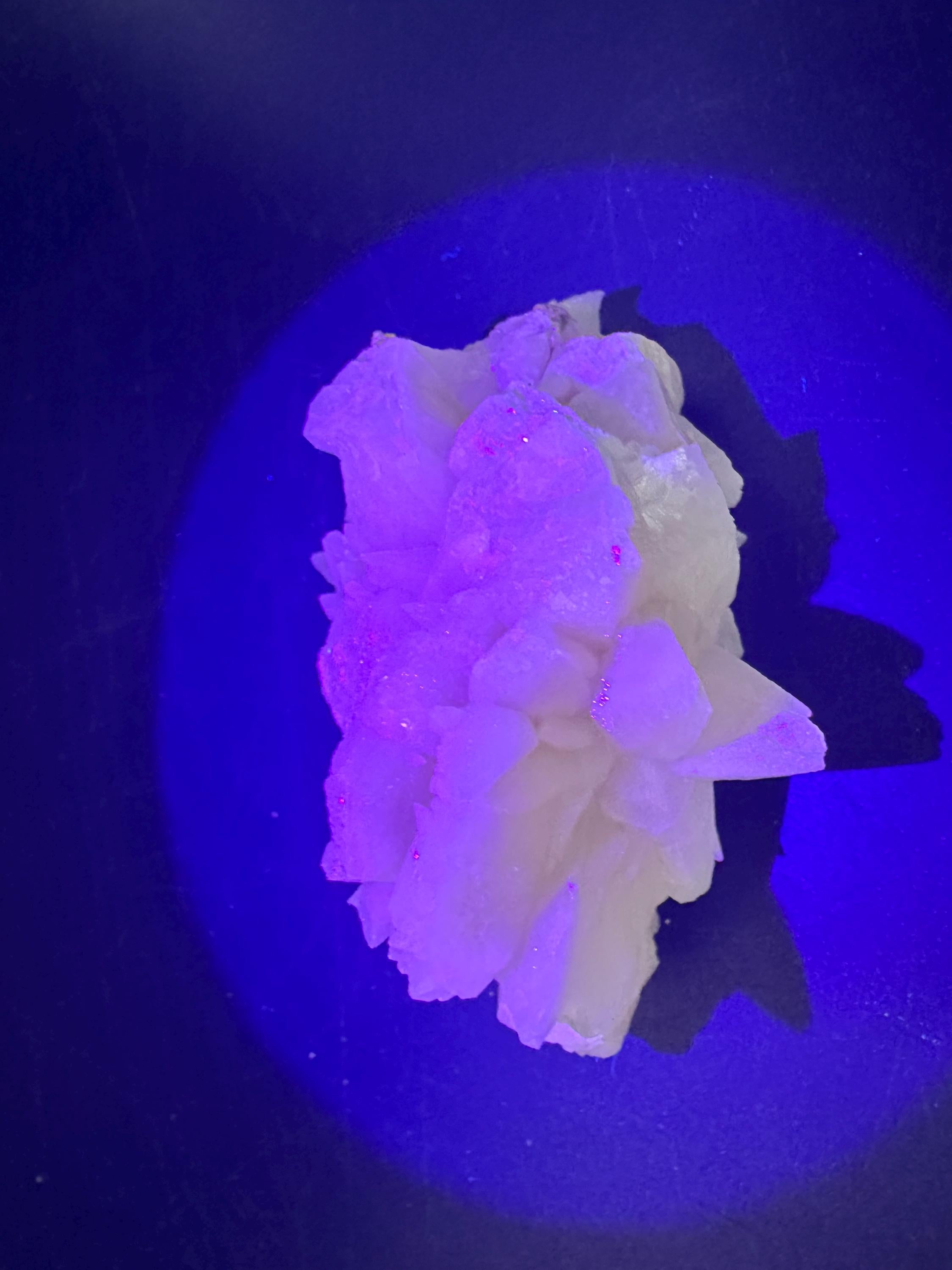 Calcite on Aragonite: Djurcovo Mine, Bulgaria Crystal