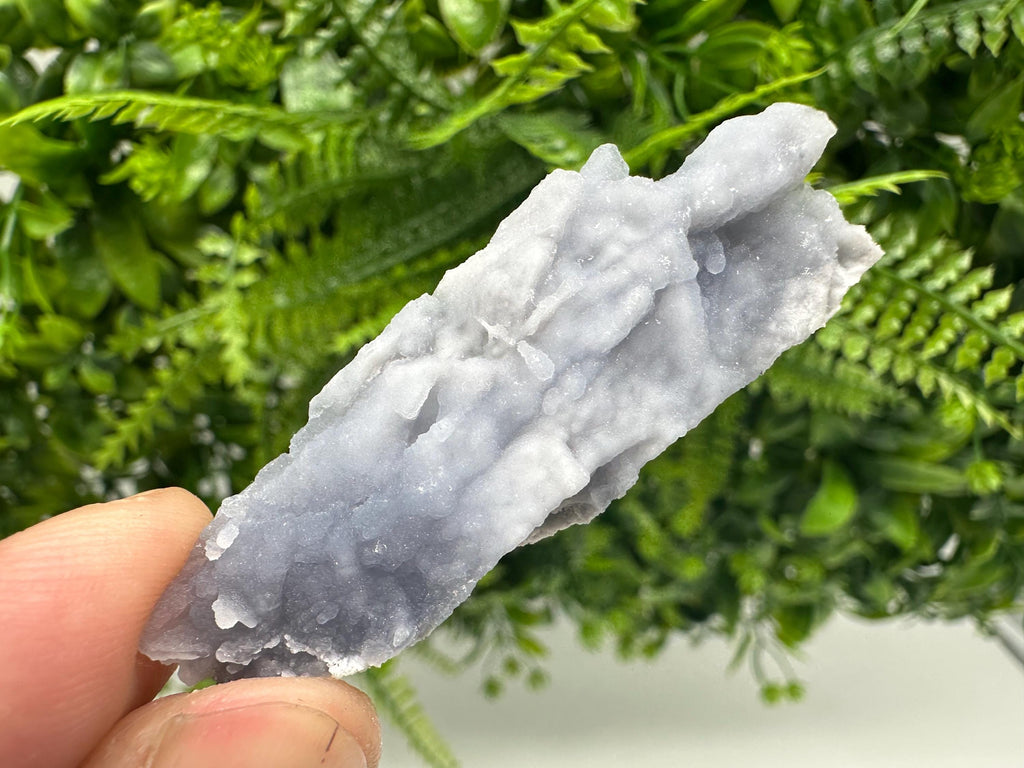 Light Blue Chalcedony Specimen: Natural Bulgaria Mineral Decor