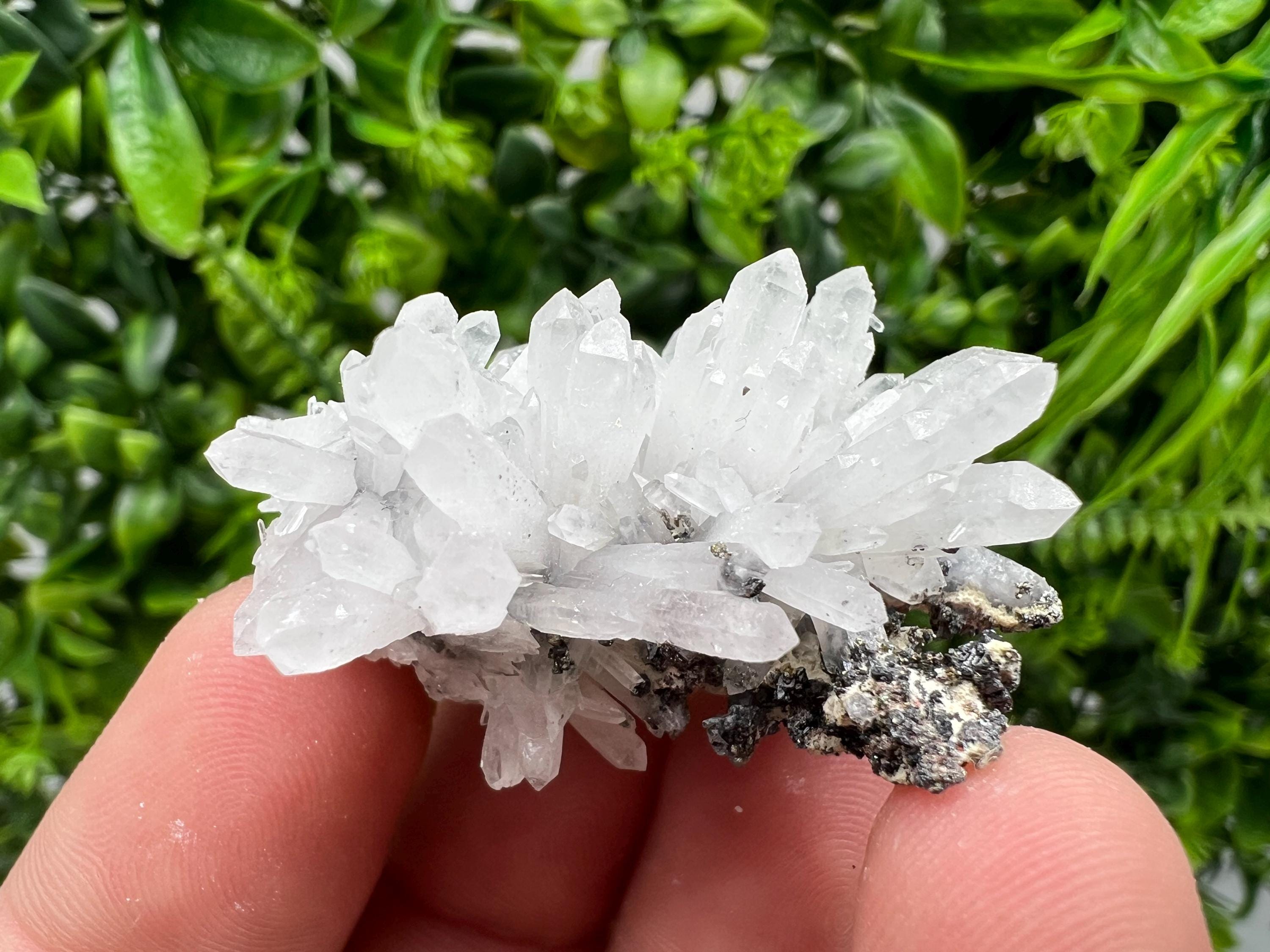 Chlorite Quartz Crystal Specimen, Madan Bulgaria Mineral