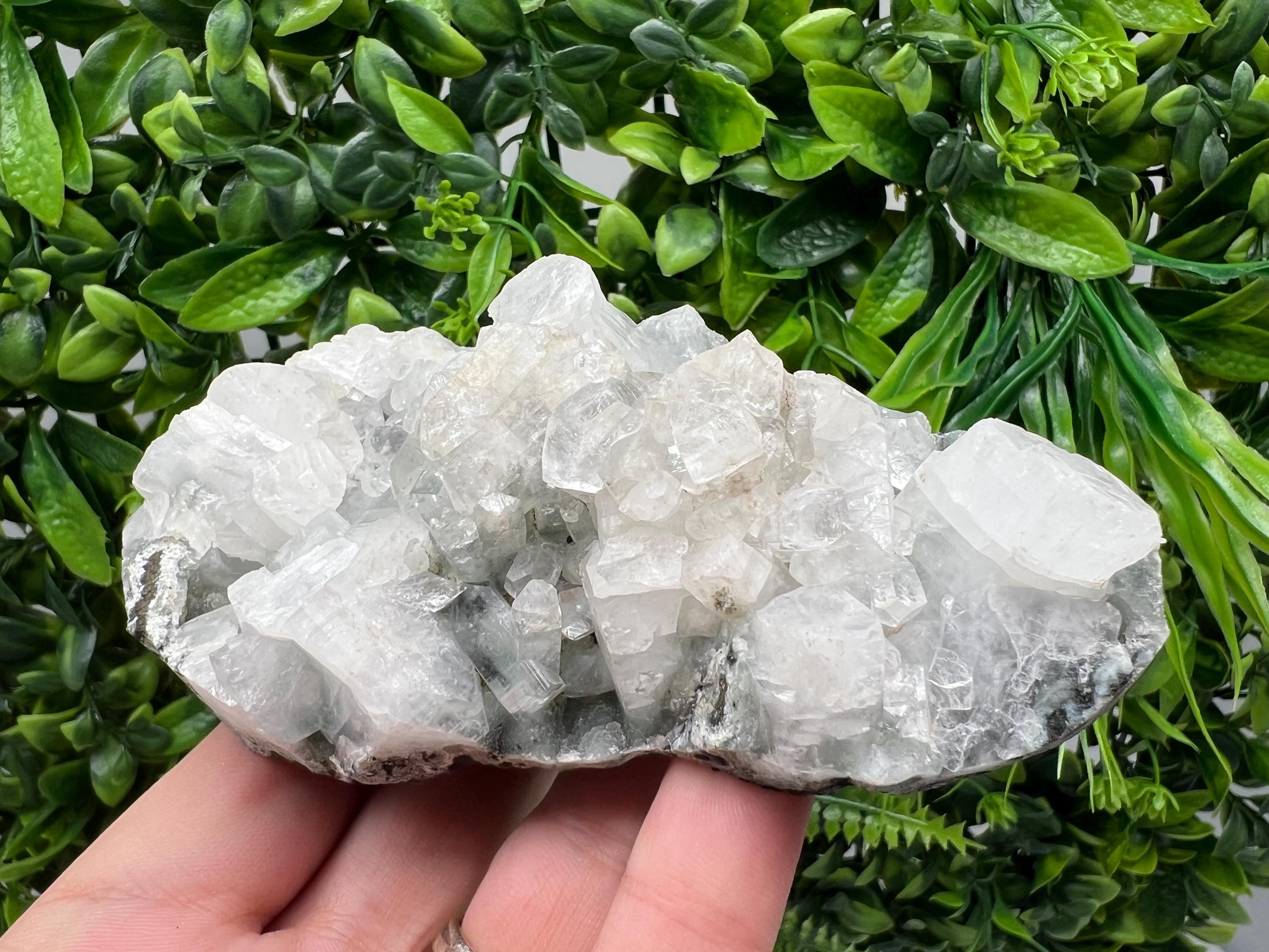 STUNNING Transparent Apophyllite on Chalcedony,natural, collection minerals specimen,India Minerals,Crystal, Stone Mineral Specimens India