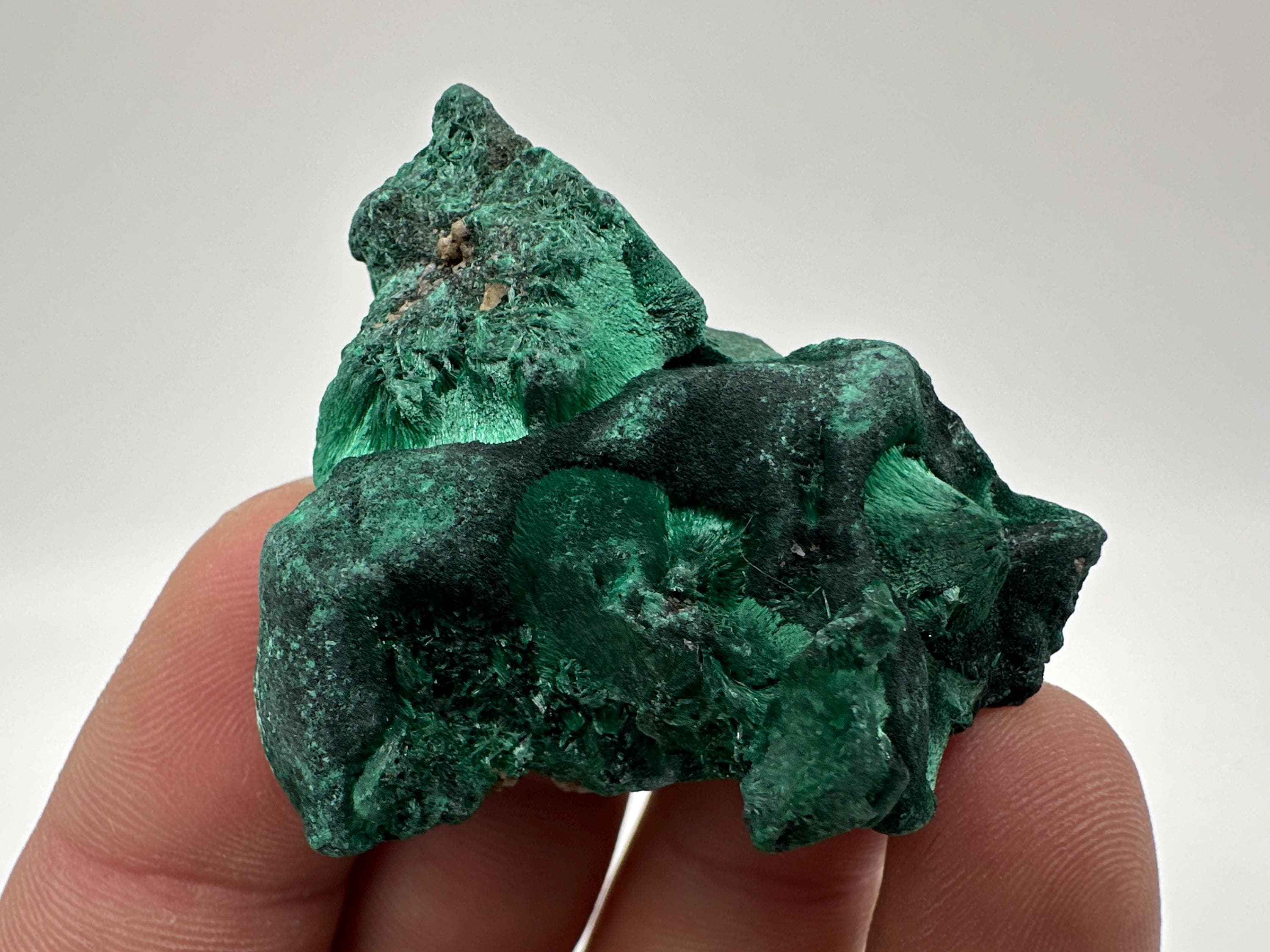 Green Polished Malachite Crystal, Congo Mineral Specimen (5/4.5/2cm)