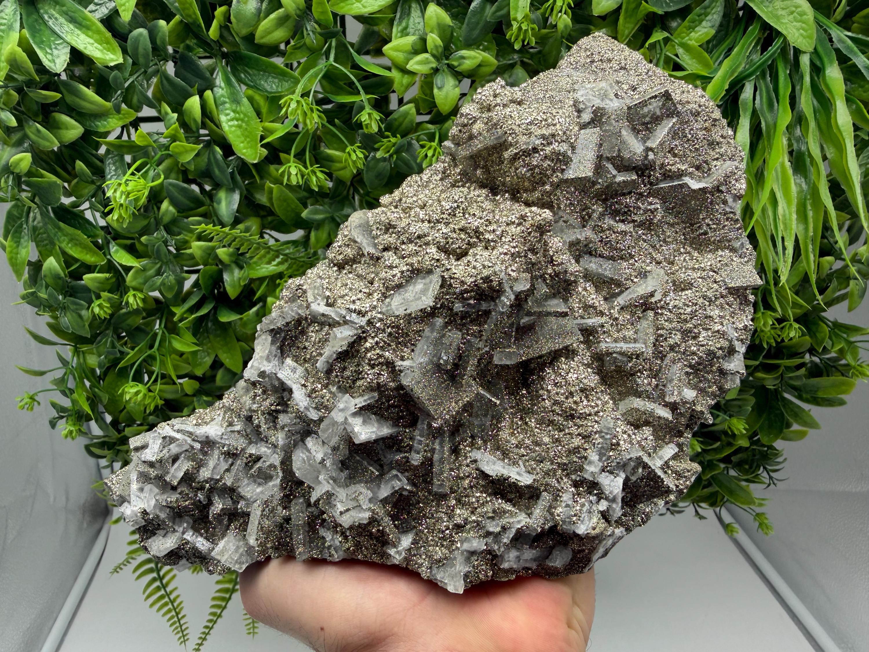 Large Barite Marcasite Chalcedony Cluster - Androvo Mine, Bulgaria