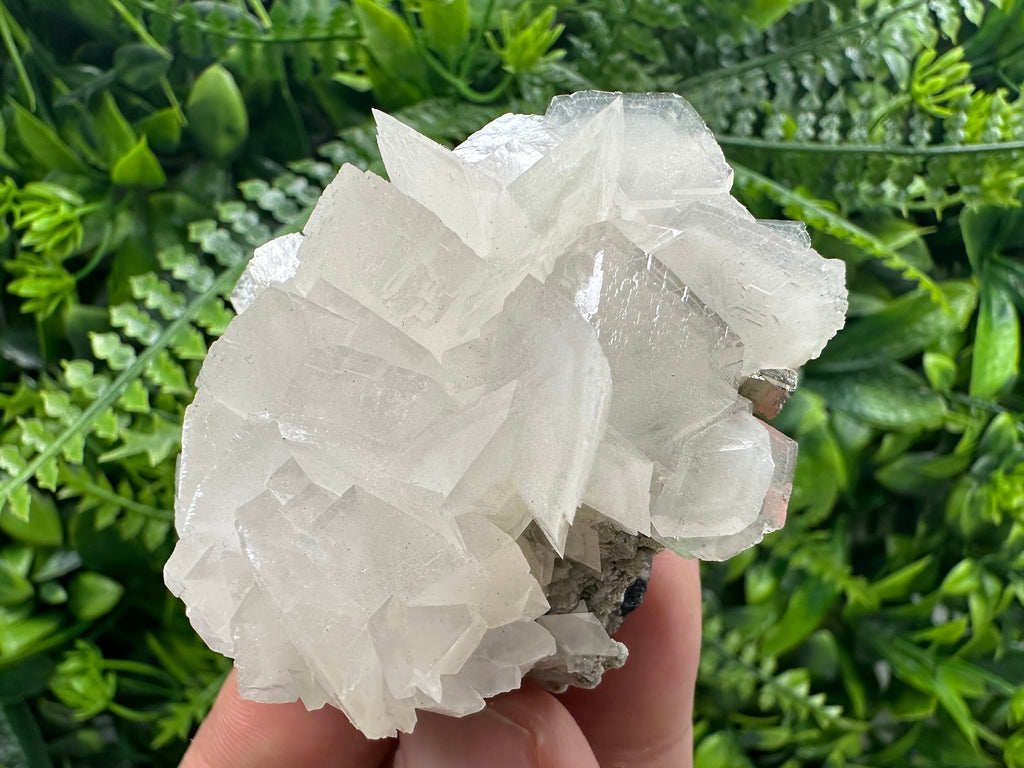 UV Fluorescent Calcite with Pyrite and Quartz, Bulgaria