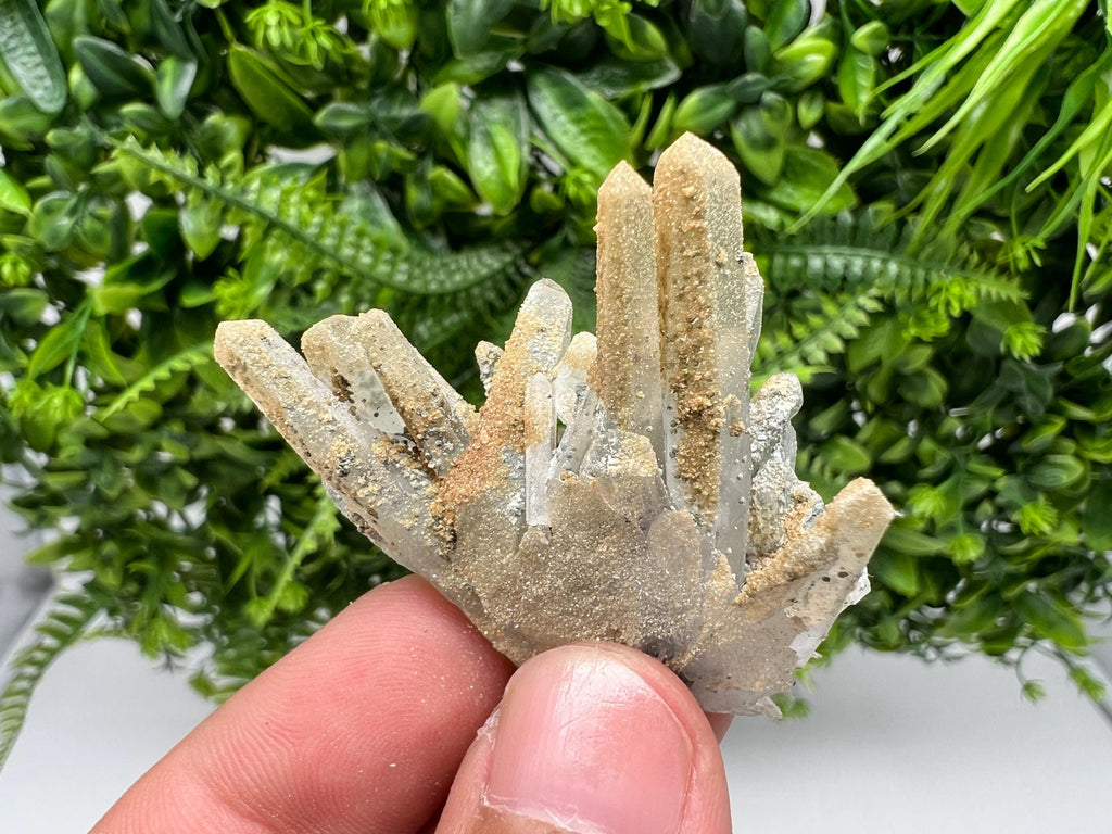 Quartz whit Brown Rhodochrosite from Djurcovo mine,Bulgaria,Quartz,Rhodochrosite cluster,natural mineral,collection crystal,mineral specimen