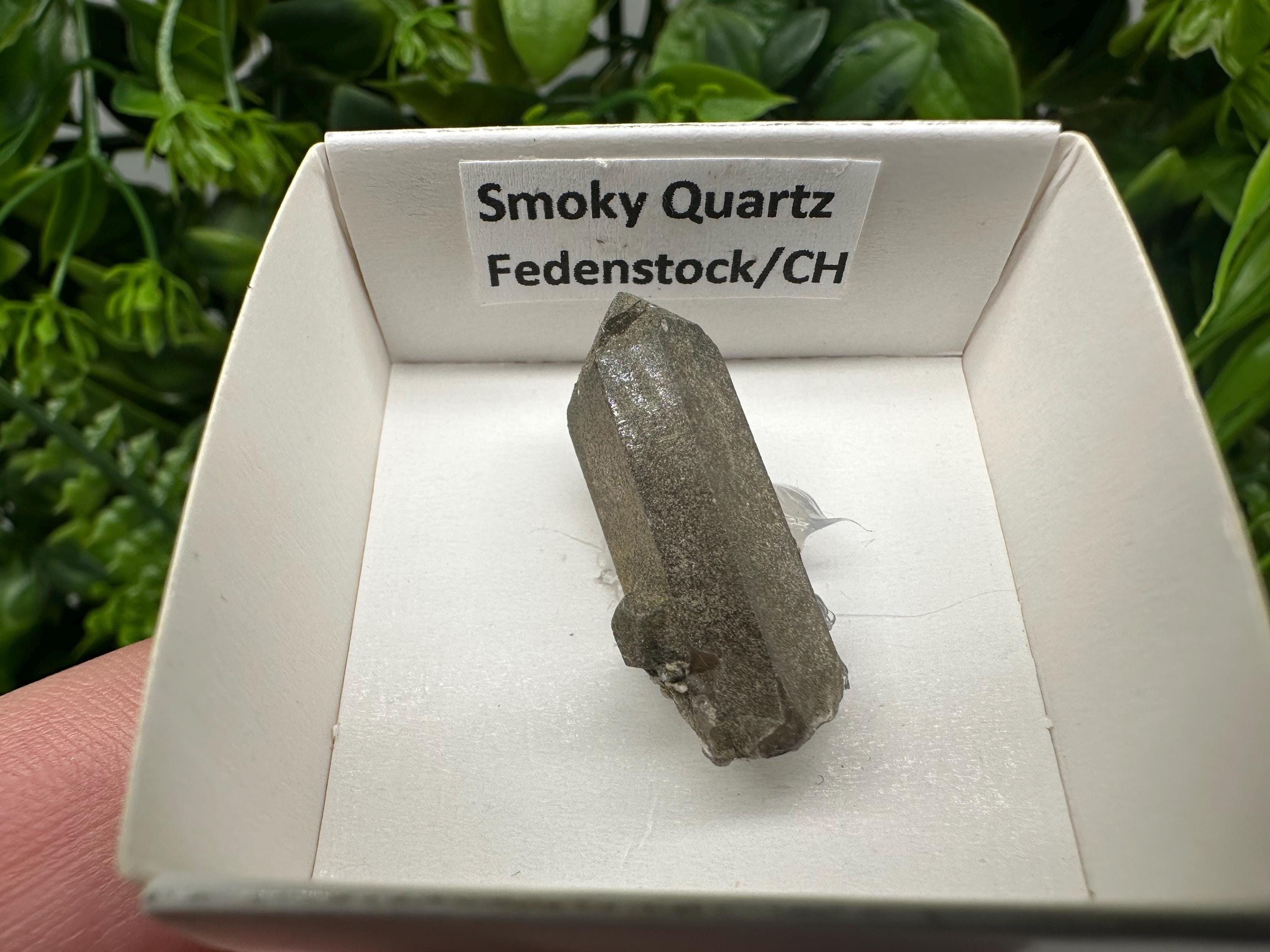 Rare Smoky Quartz Point, Fedenstock Switzerland, Mineral Specimen (30 MM)