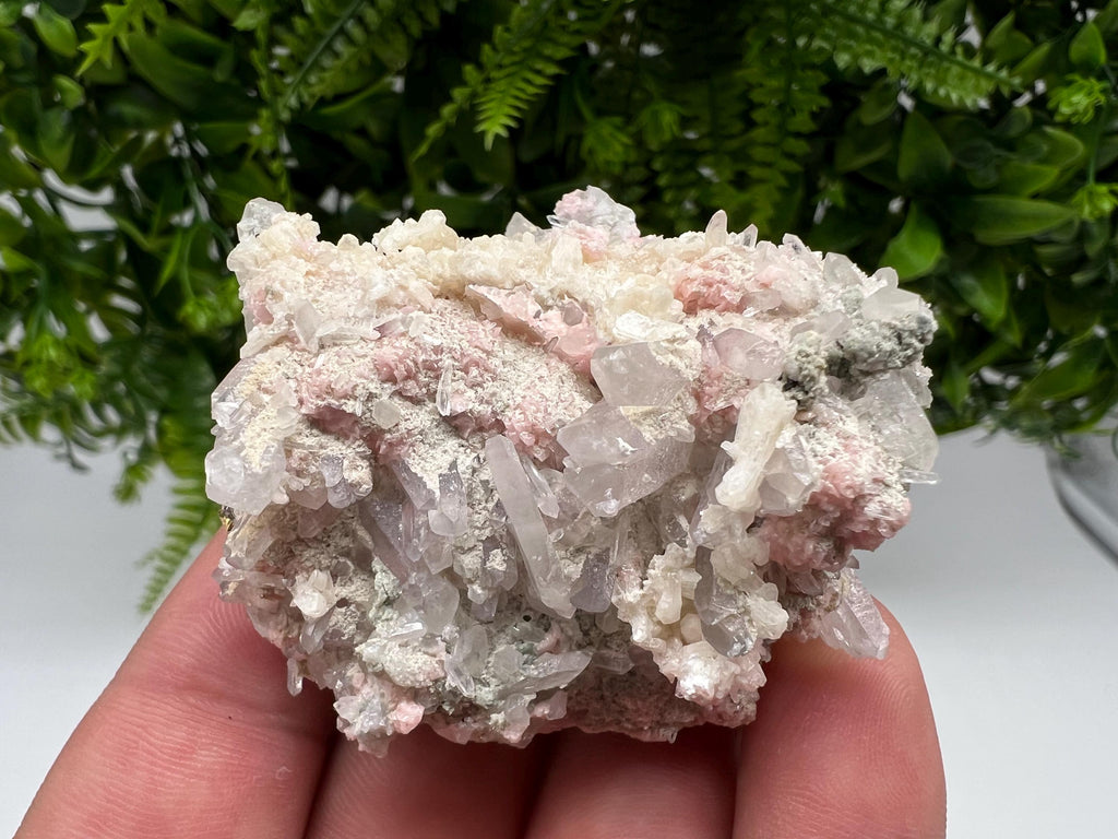 Pink Rhodochrosite Crystal: Starnica Mine, Bulgaria - Home Decor Stone