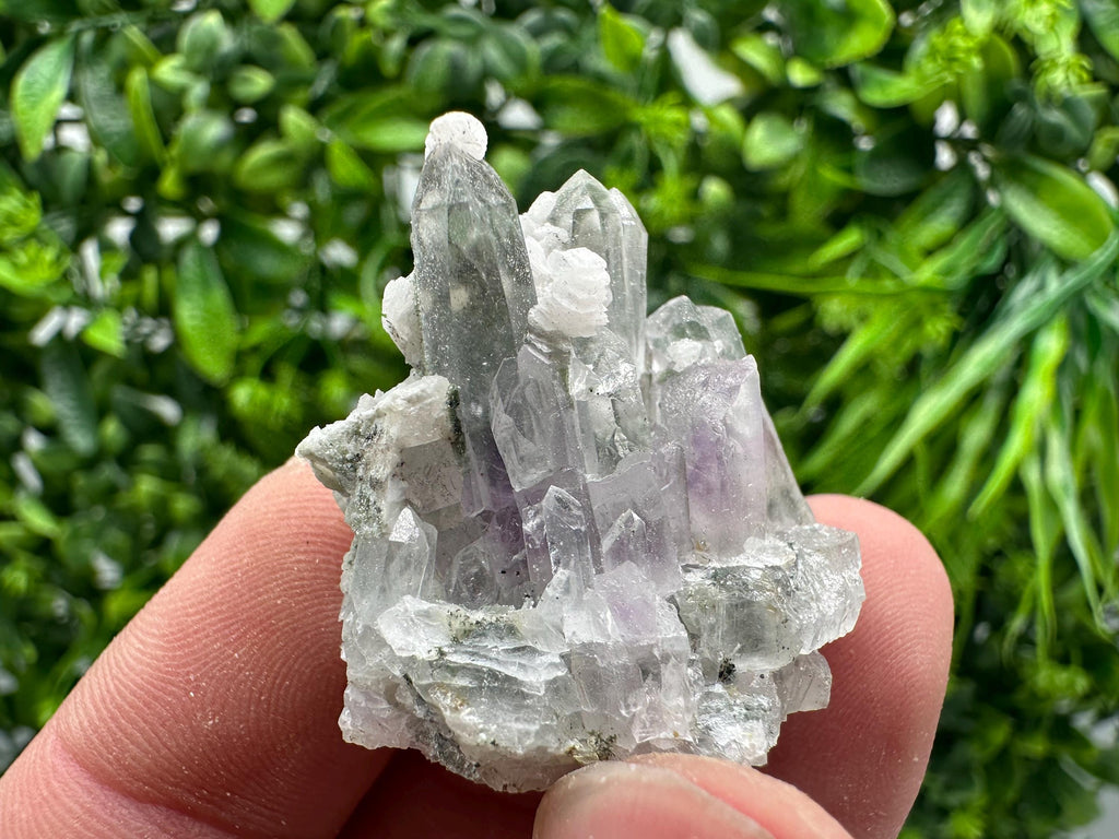 Stunning Calcite on Quartz whit Amethyst and Chlorite inclusions,natural,collection mineral specimen,rare crystal,Home decor stone,Djurcovo