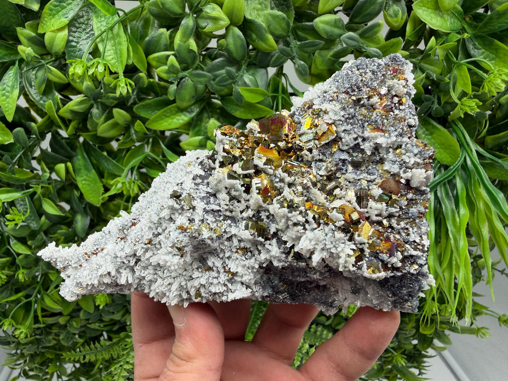 Pyrite Sphalerite Quartz  Mineral Specimen, Krushev dol Mine