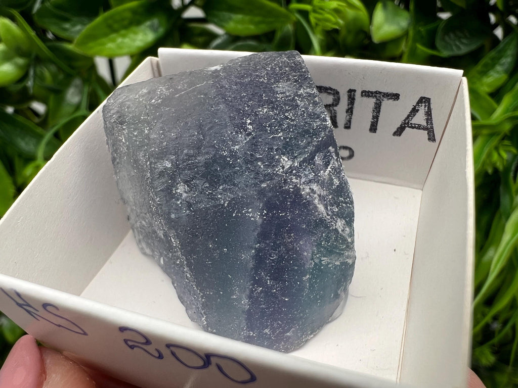 Rare Rainbow Fluorite from Mexico: Raw Crystal Cube, Meditation Stone