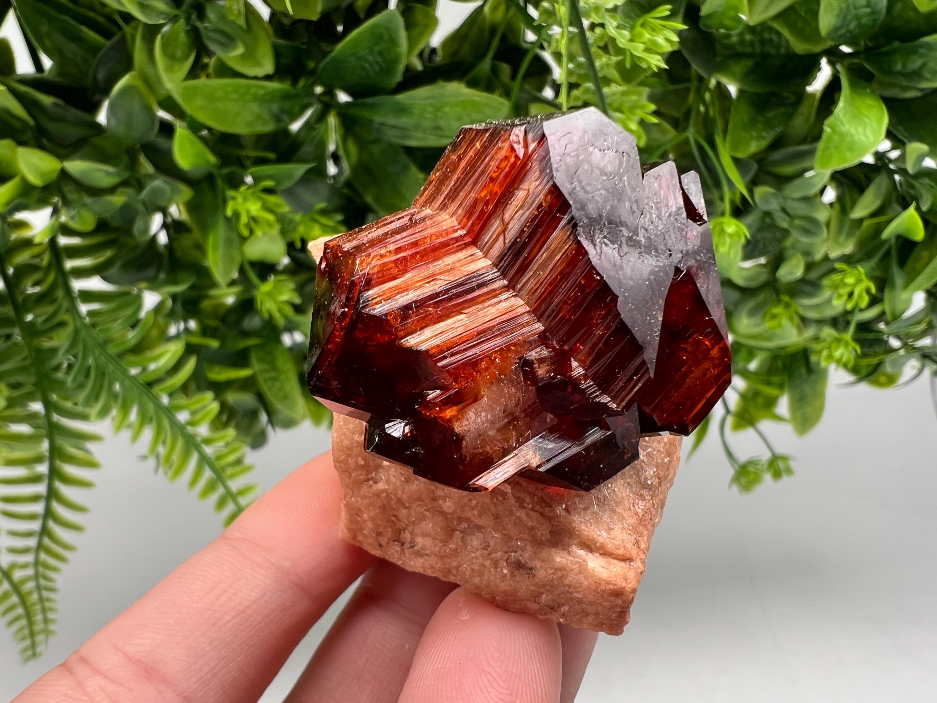 Orange-Brown Arcanite Mineral Specimen, Santa Ana Tin Mine
