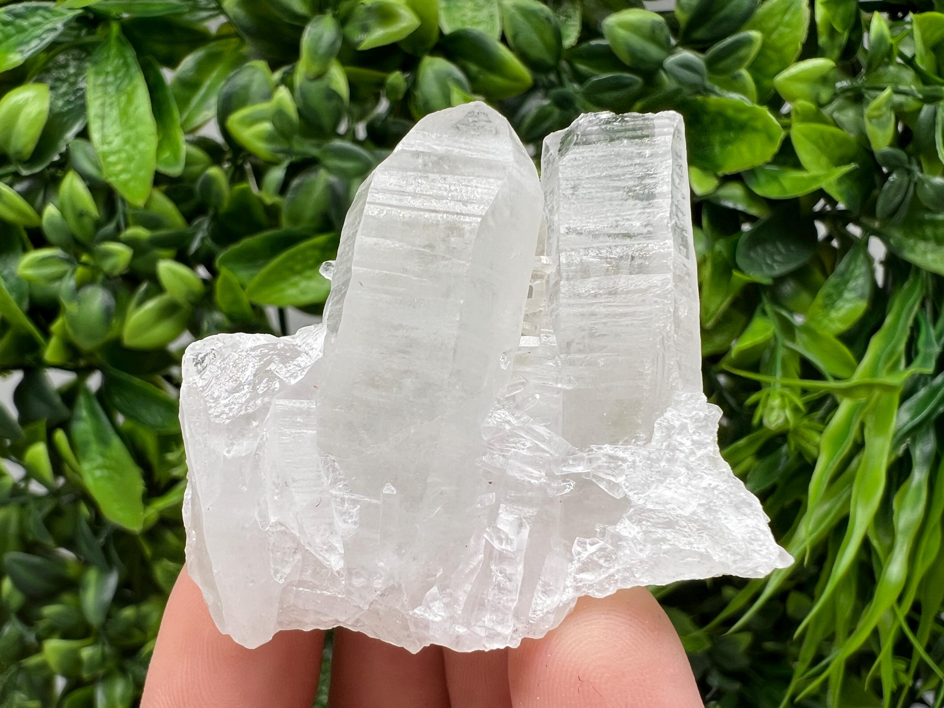 Wonderful Transparent Quartz on Chlorite Matrix,From Borieva mine,Madan,Bulgaria,Quartz,Quartz crystal,mineral specimen,collection quartz