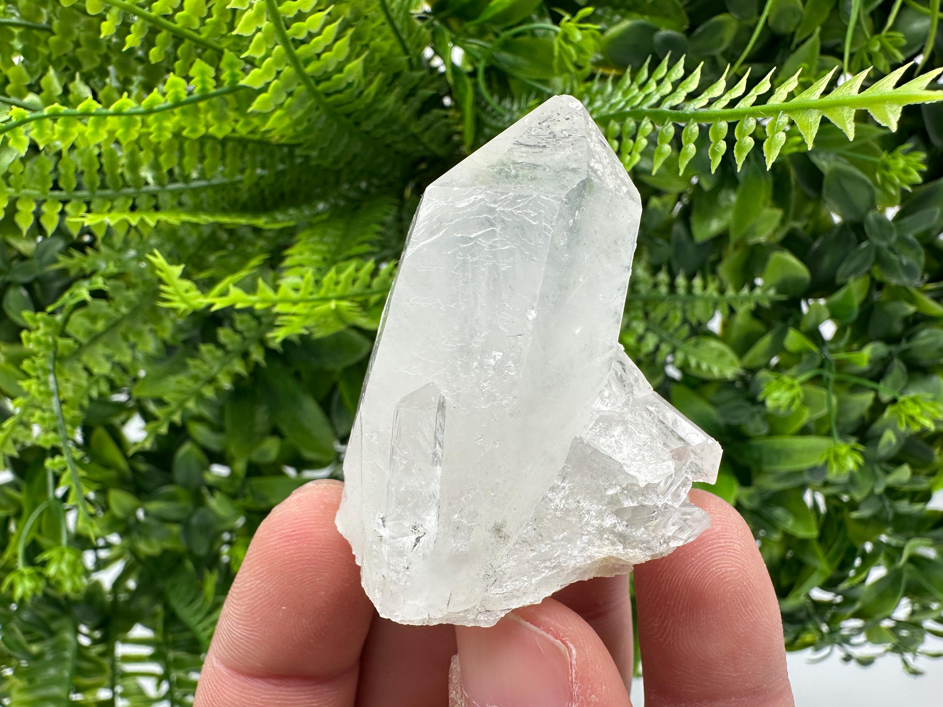 Transparent Quartz Crystal Specimen, Djurcovo Mine Bulgaria, Rare Mineral
