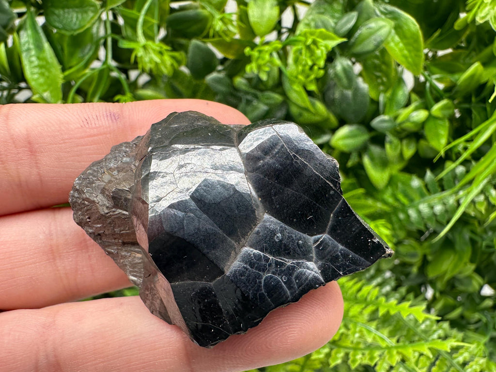 Moroccan Black Botryoidal Hematite Specimen, Chakra Reiki Crystal