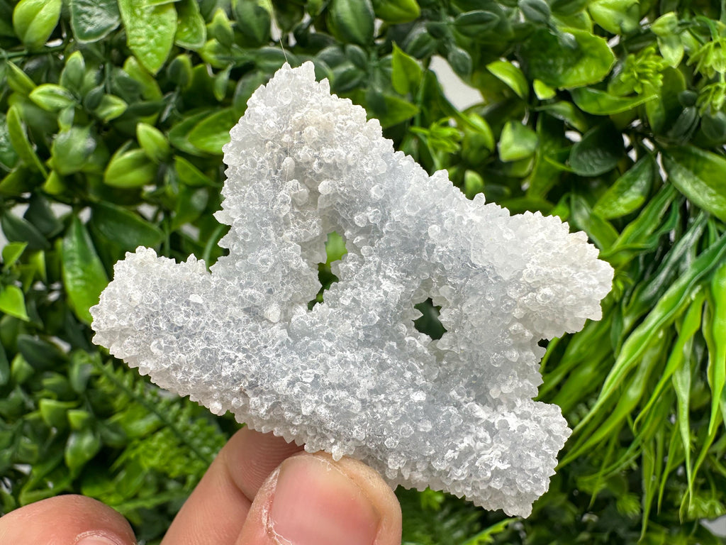Natural Chalcedony Specimen: India Crystal Mineral, Home Decor