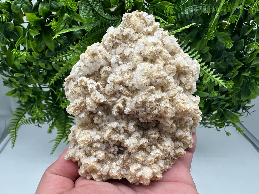 Fluorescent Mangano Calcite Specimen: Rhodopes Bulgaria Mineral Decor