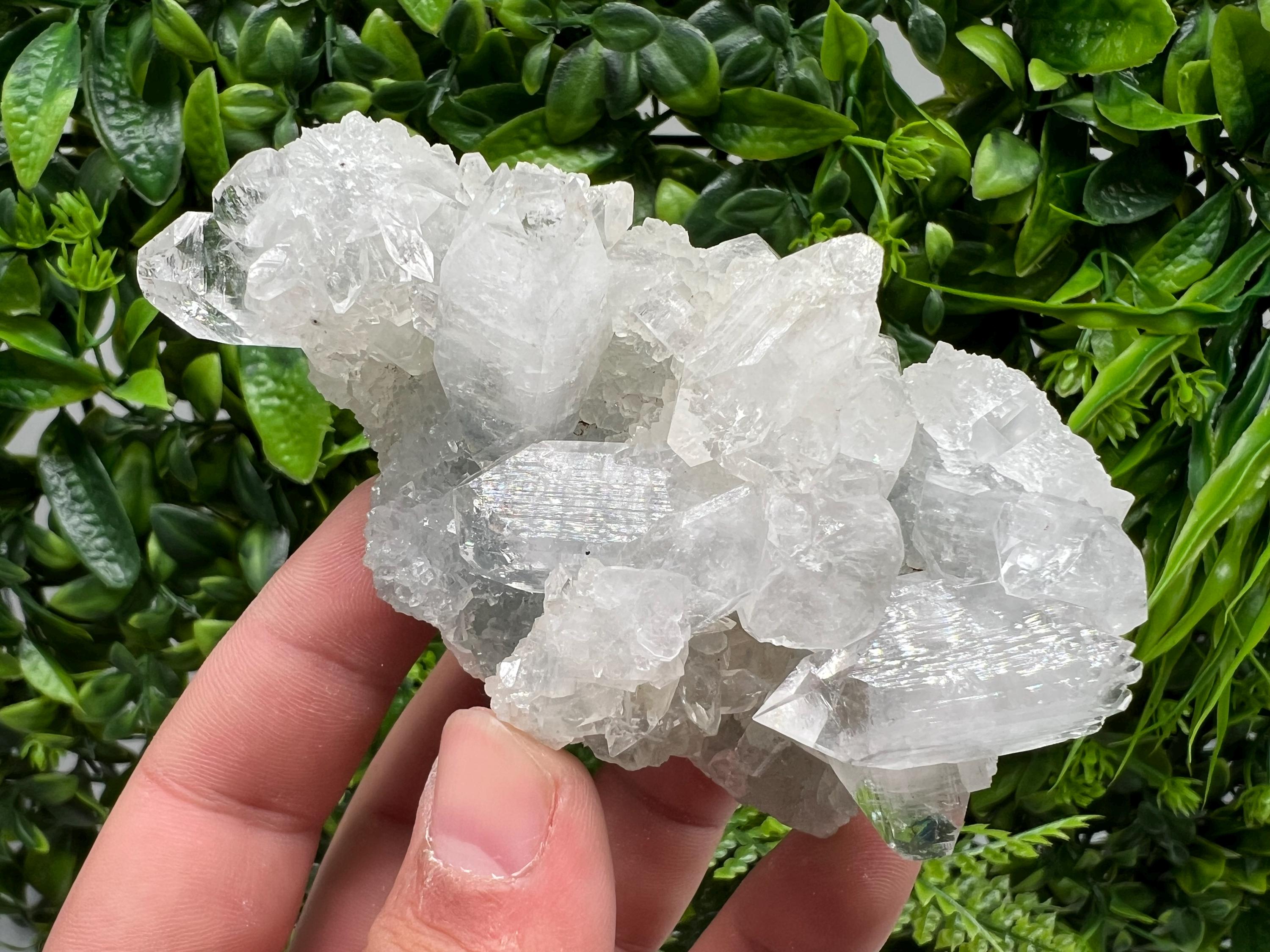 STUNNING Transparent Apophyllite on Chalcedony,natural, collection minerals specimen,India Minerals,Crystal, Stone Mineral Specimens India