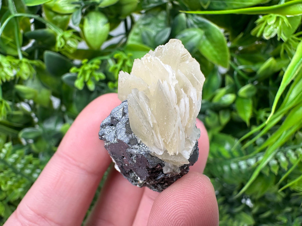 Calcite Galena Mineral Specimen: Bulgaria Home Decor Stone