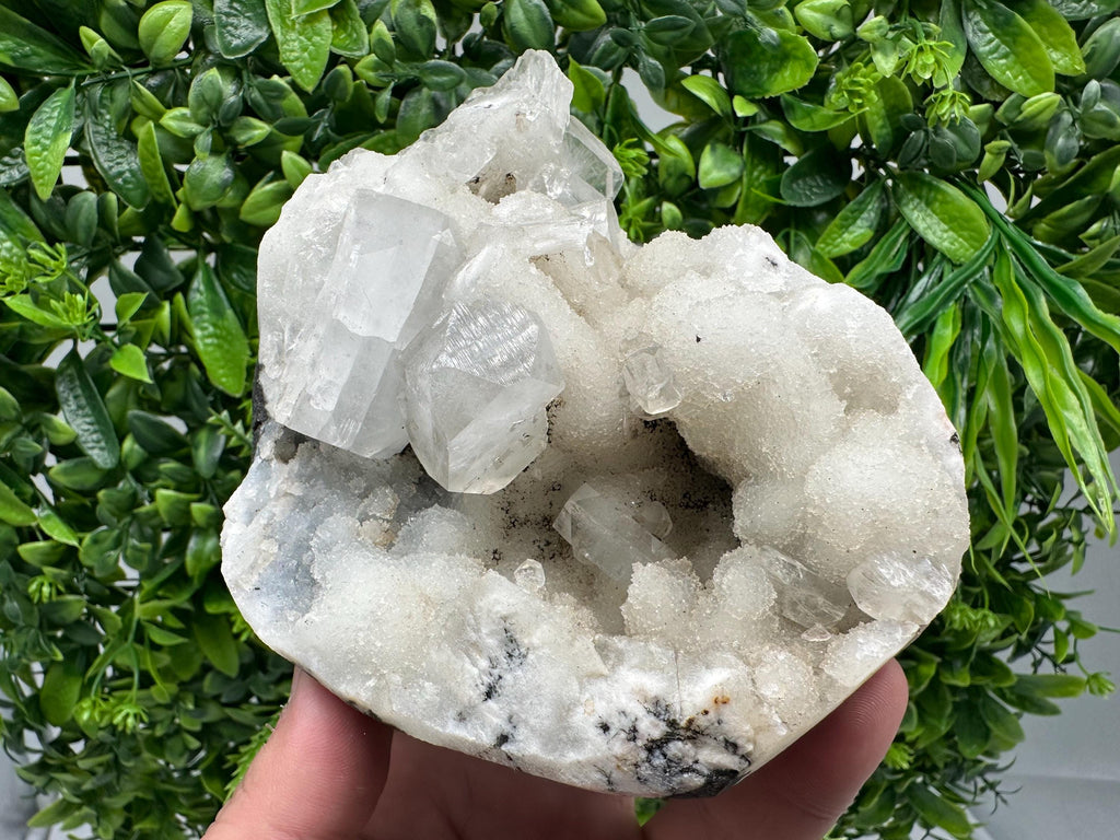 STUNNING Transparent Apophyllite on Chalcedony,natural, collection minerals specimen,India Minerals,Crystal, Stone Mineral Specimens India