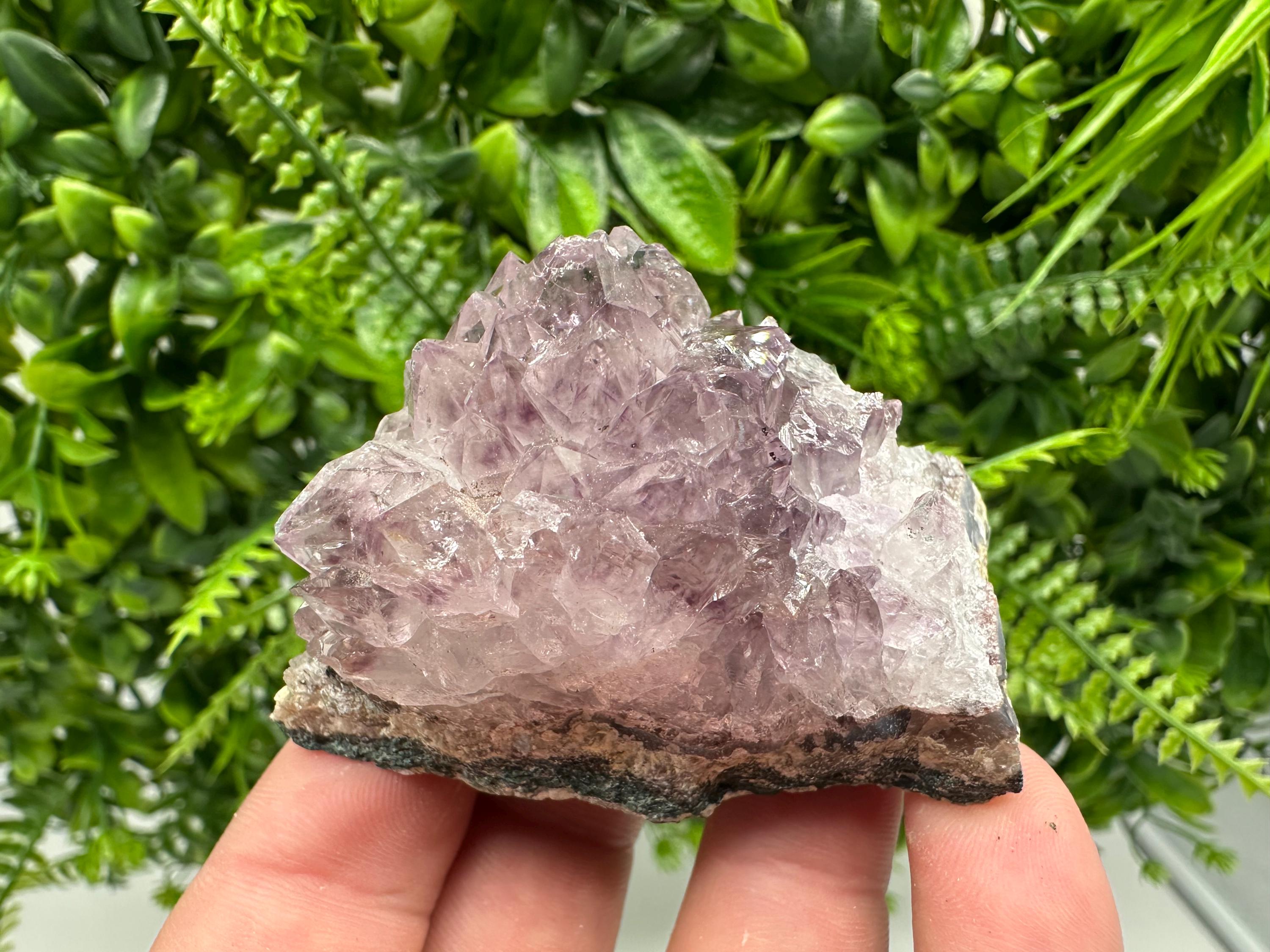 Brazilian Amethyst Crystal Cluster Specimen, Purple Quartz