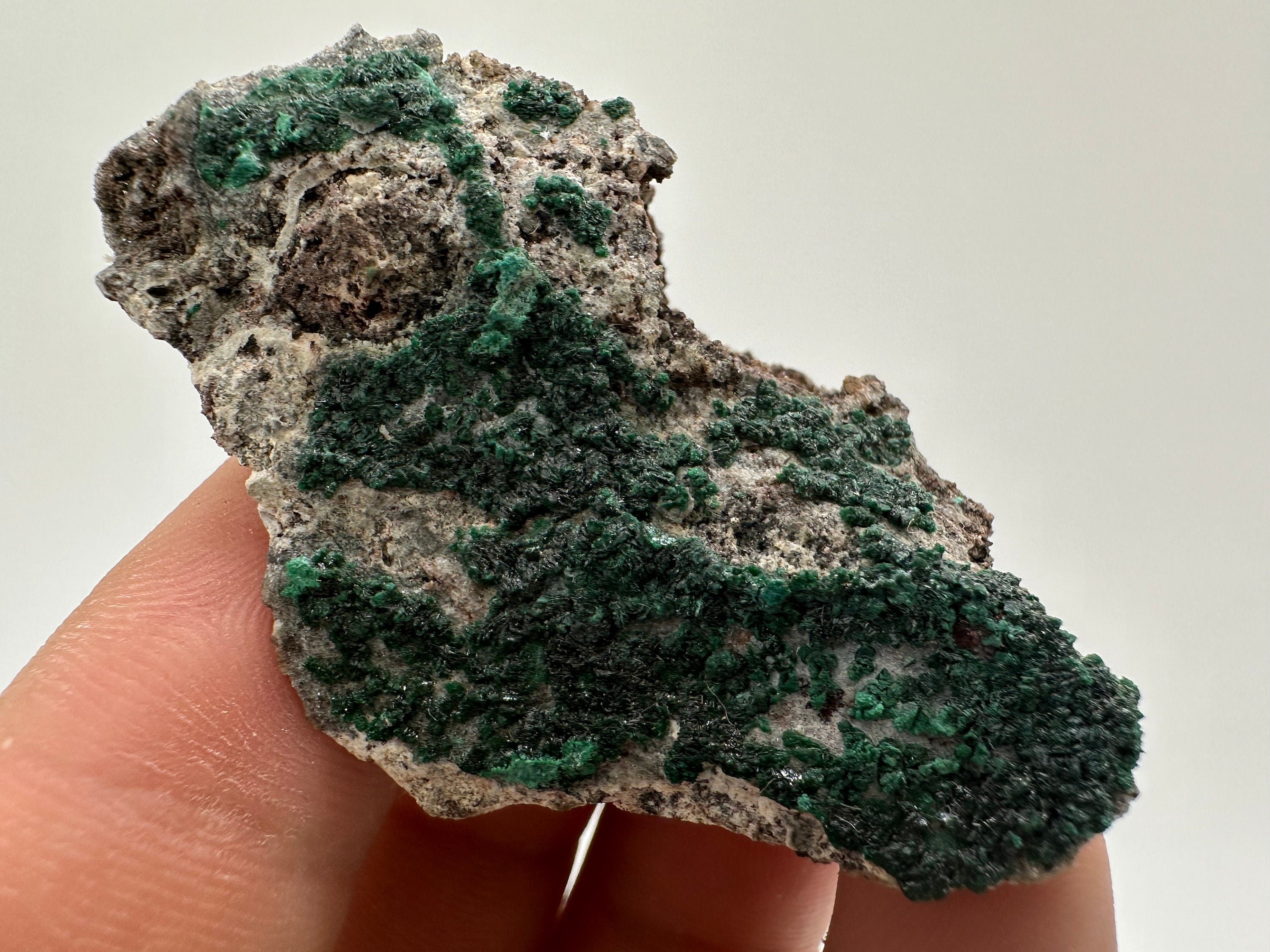 Green Malachite Crystal Specimen from Congo