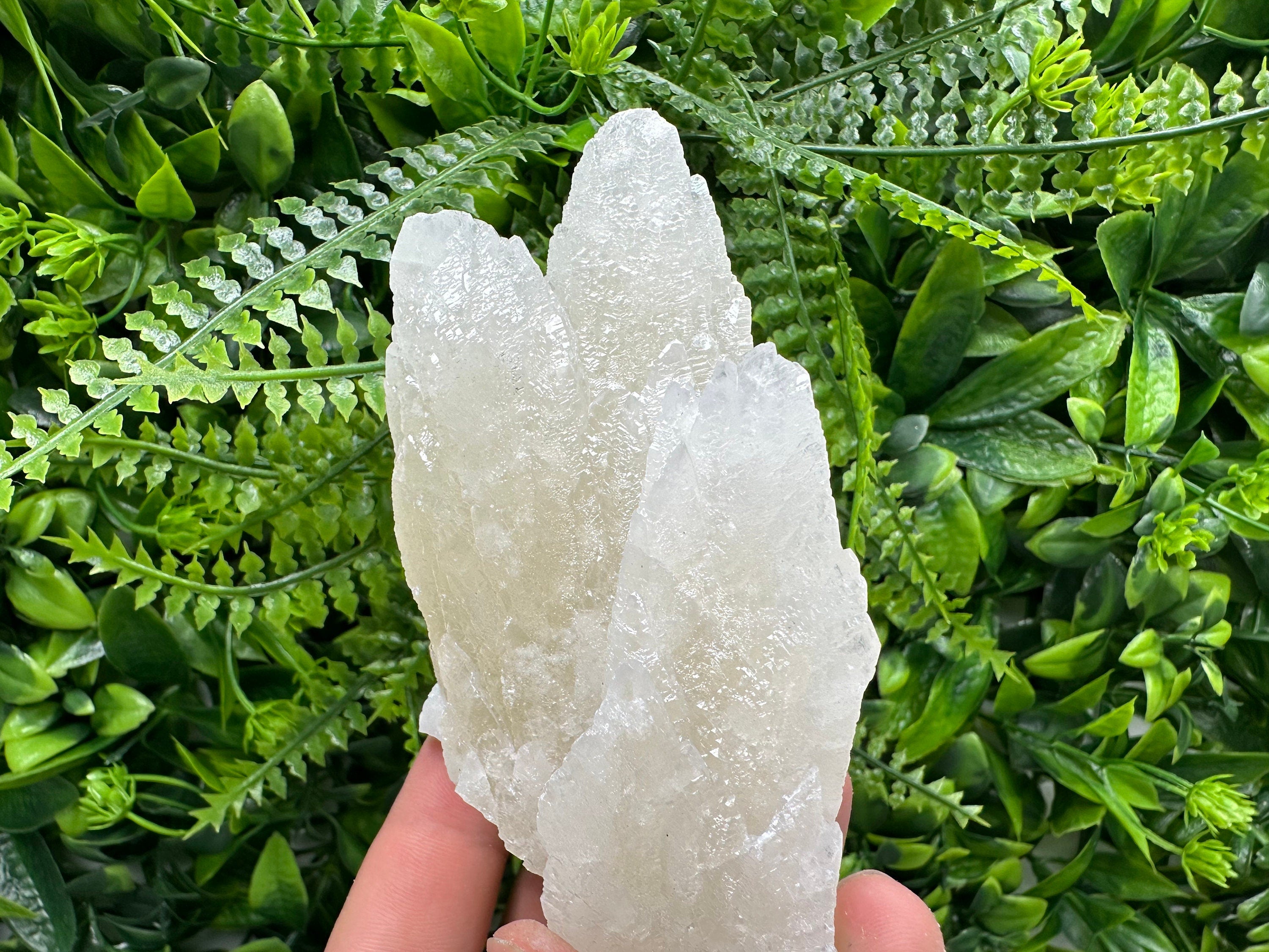Rare UV Calcite Cluster: Djurcovo Mine, Bulgaria - Home Decor