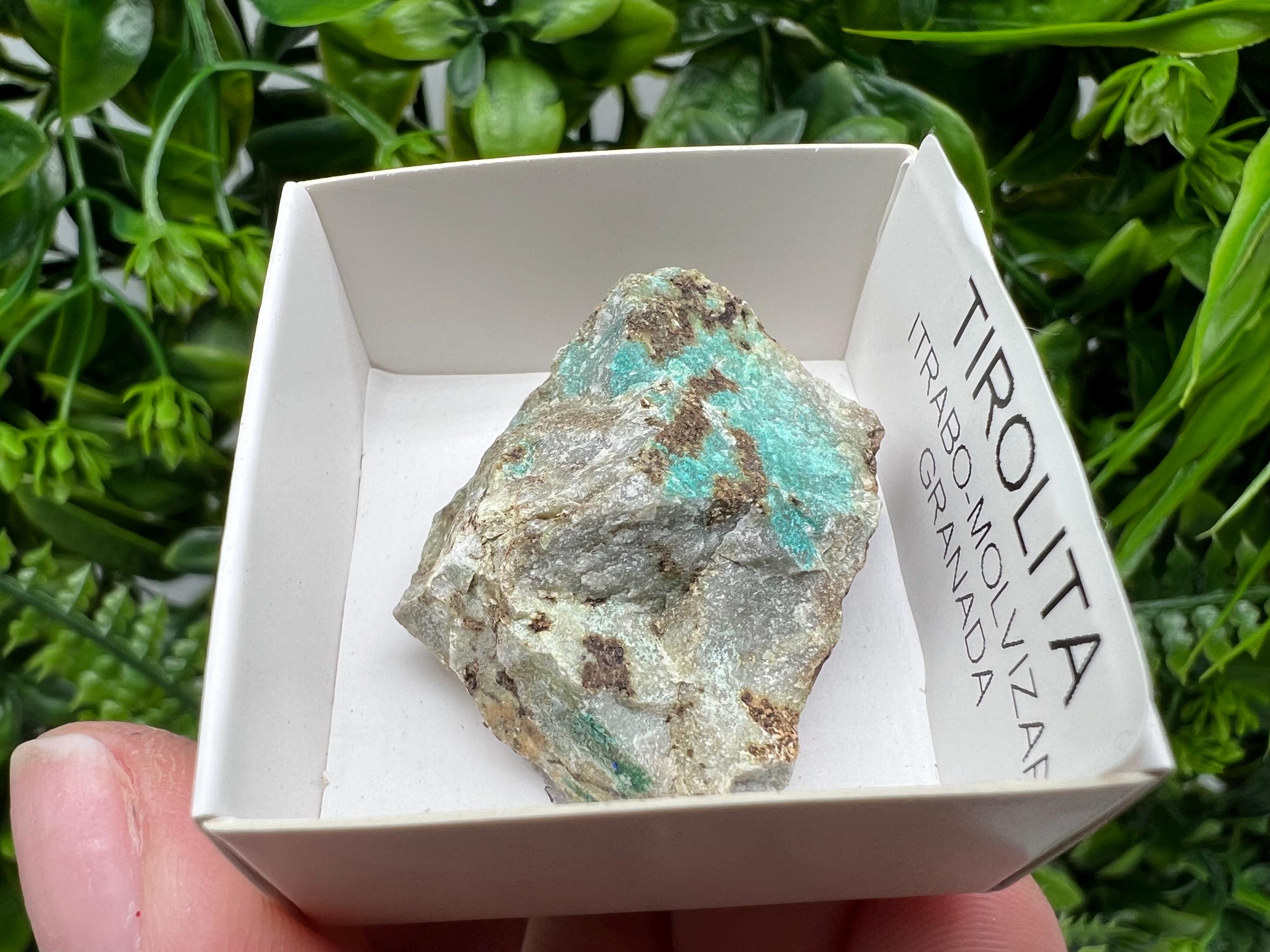Rare Raw Tirolite Specimen: Granada Spain Mineral Collection
