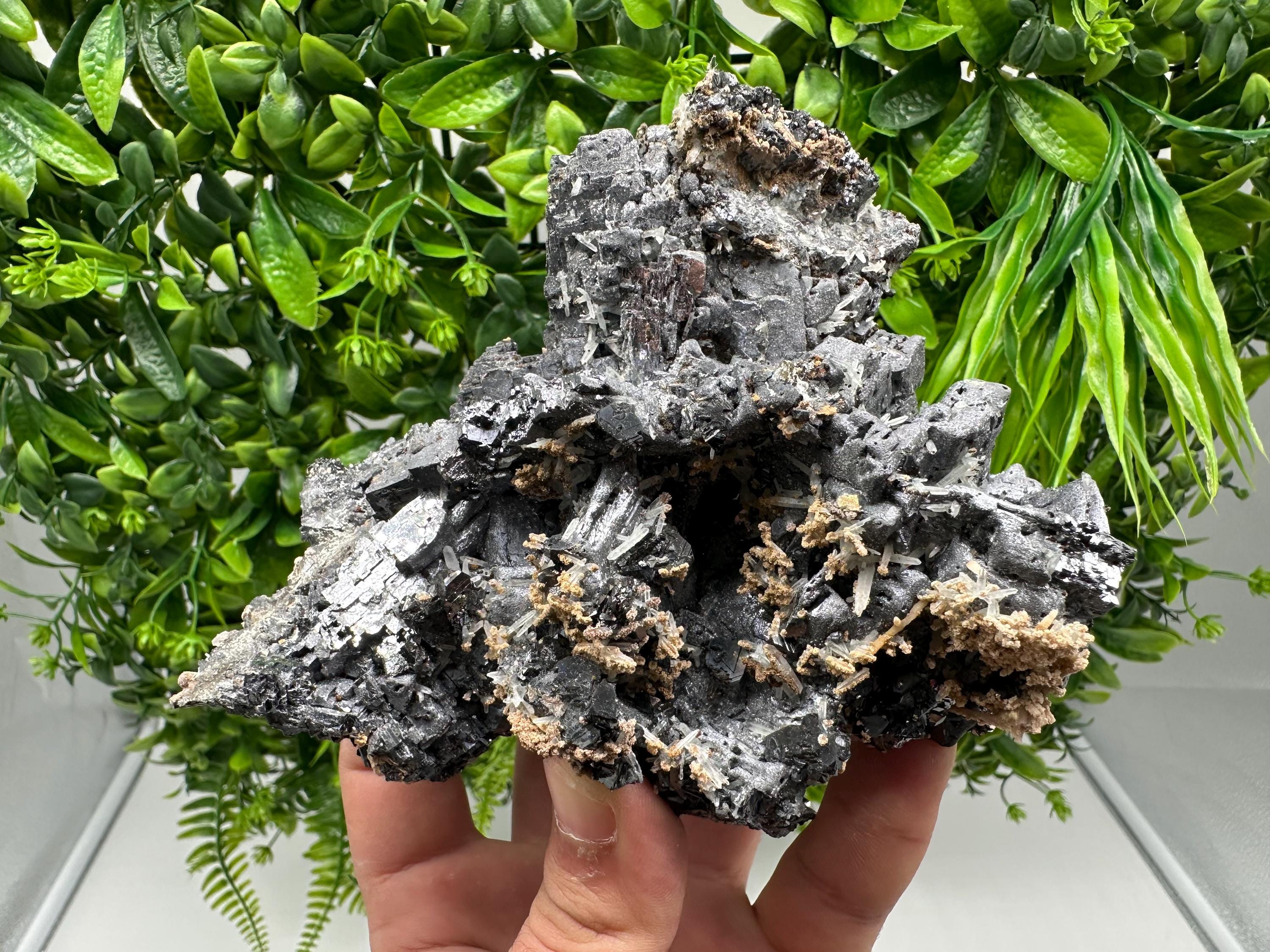 Wonderful Galena,Sphalerite,Siderite on Quartz from 9th September mine,Madan,Bulgaria,natural,collection mineral specimen,crystal,gift,decor