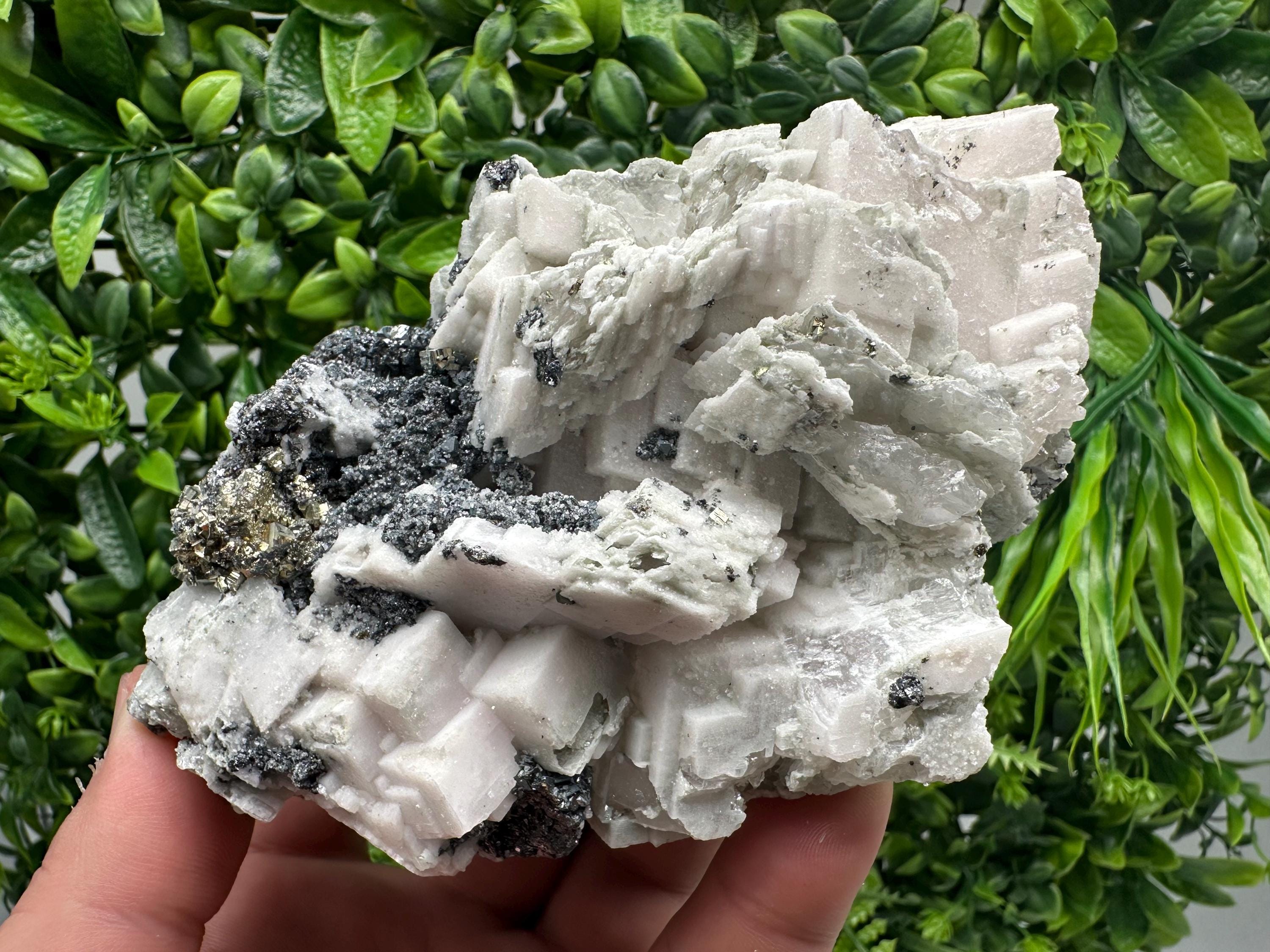 Galena Sphalerite Calcite Mineral Specimen, Madan Bulgaria