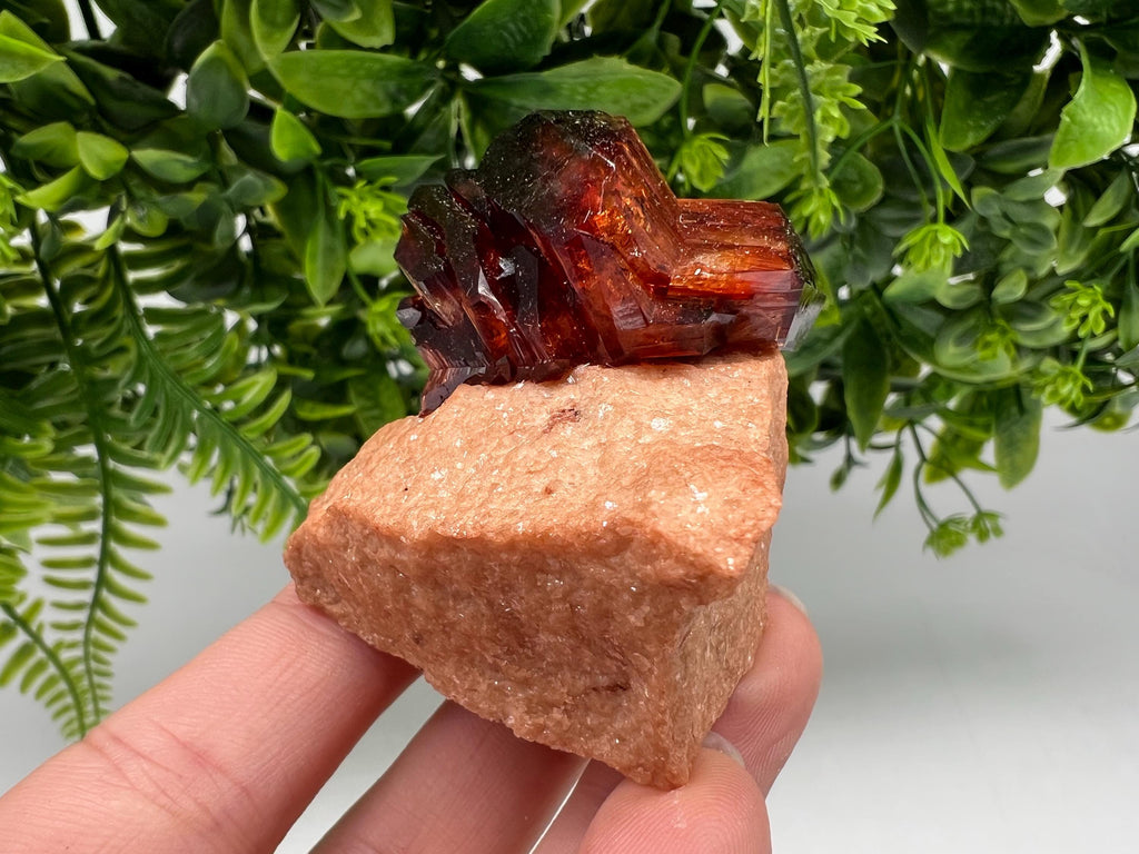 Orange-Brown Arcanite Mineral Specimen, Santa Ana Tin Mine