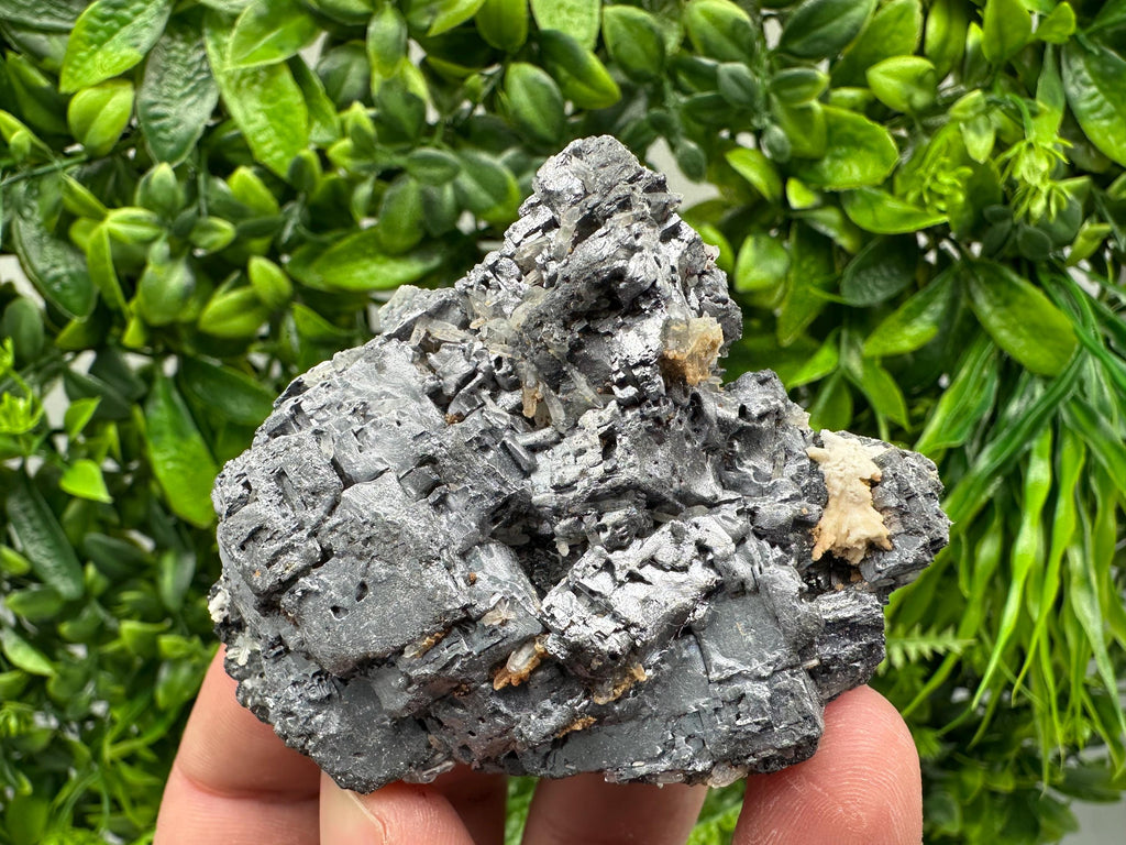 Skeletal Galena on Sphalerite, Bulgaria Crystal Mineral Specimen