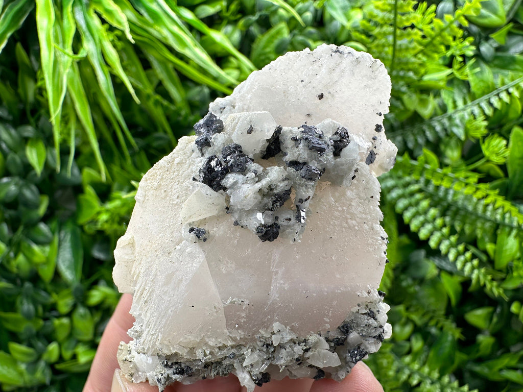 UV Fluorescent Calcite Cluster, Natural Minerals from Borieva Bulgaria