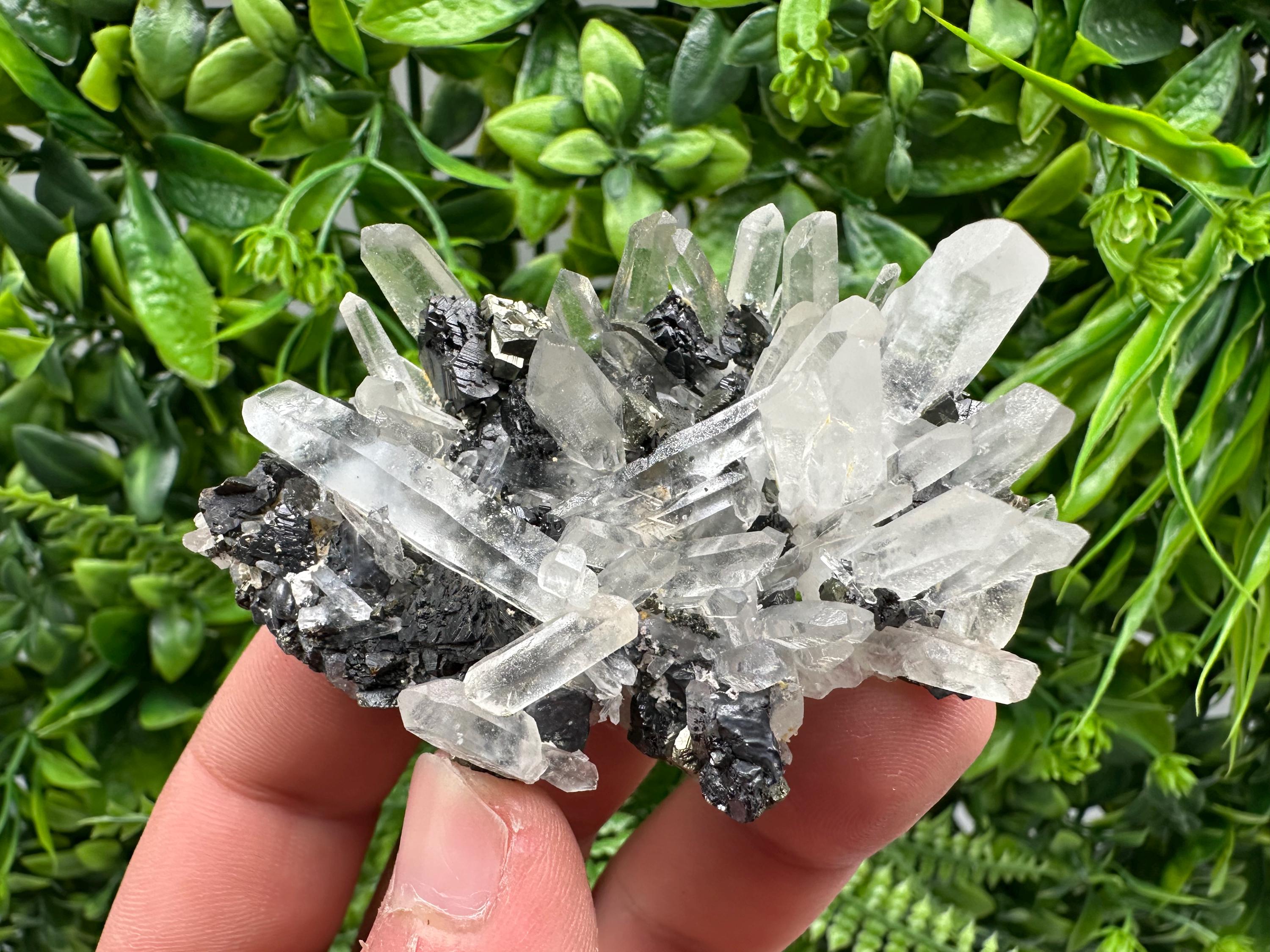 Quartz Sphalerite Chalcopyrite Mineral Specimen, Madan Bulgaria