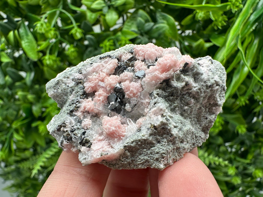 Pink Rhodochrosite Crystal: Starnica Mine, Bulgaria, Home Decor