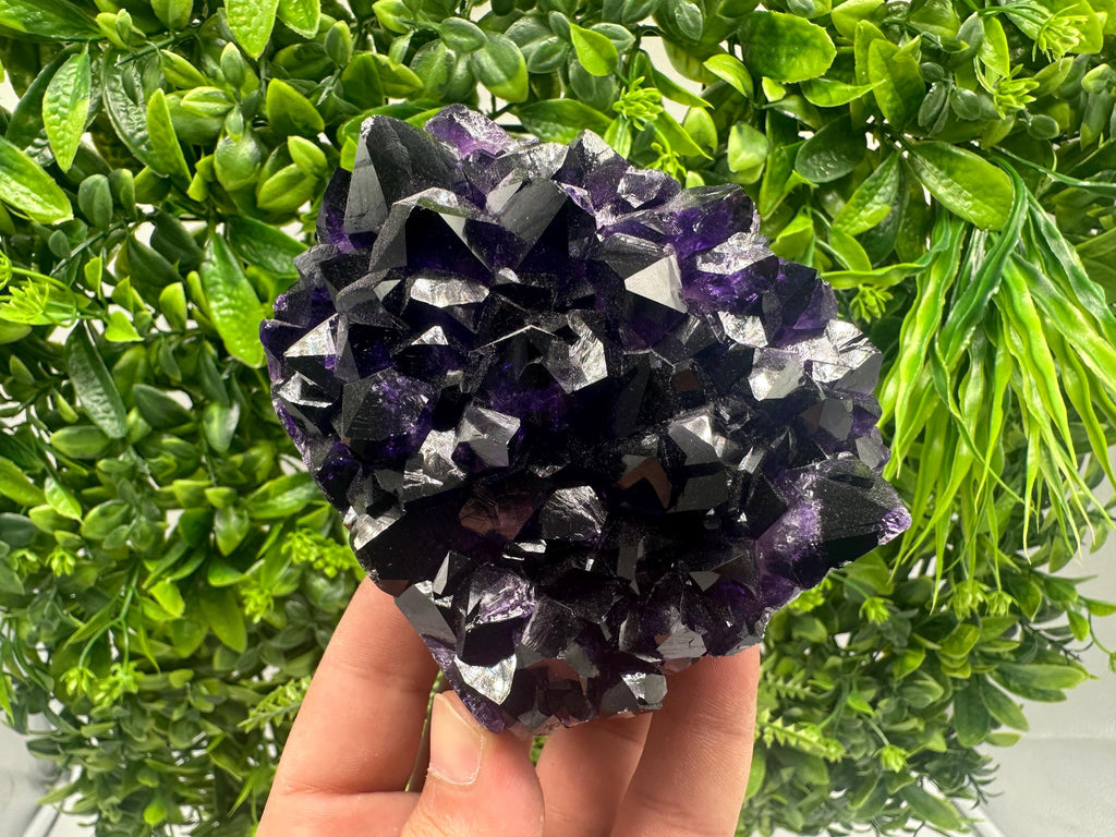 Uruguay Amethyst Crystal: Purple Quartz Home Decor, Energy Stone