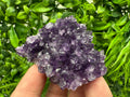 Natural Purple Amethyst Cluster from Uruguay: Home Decor Crystal